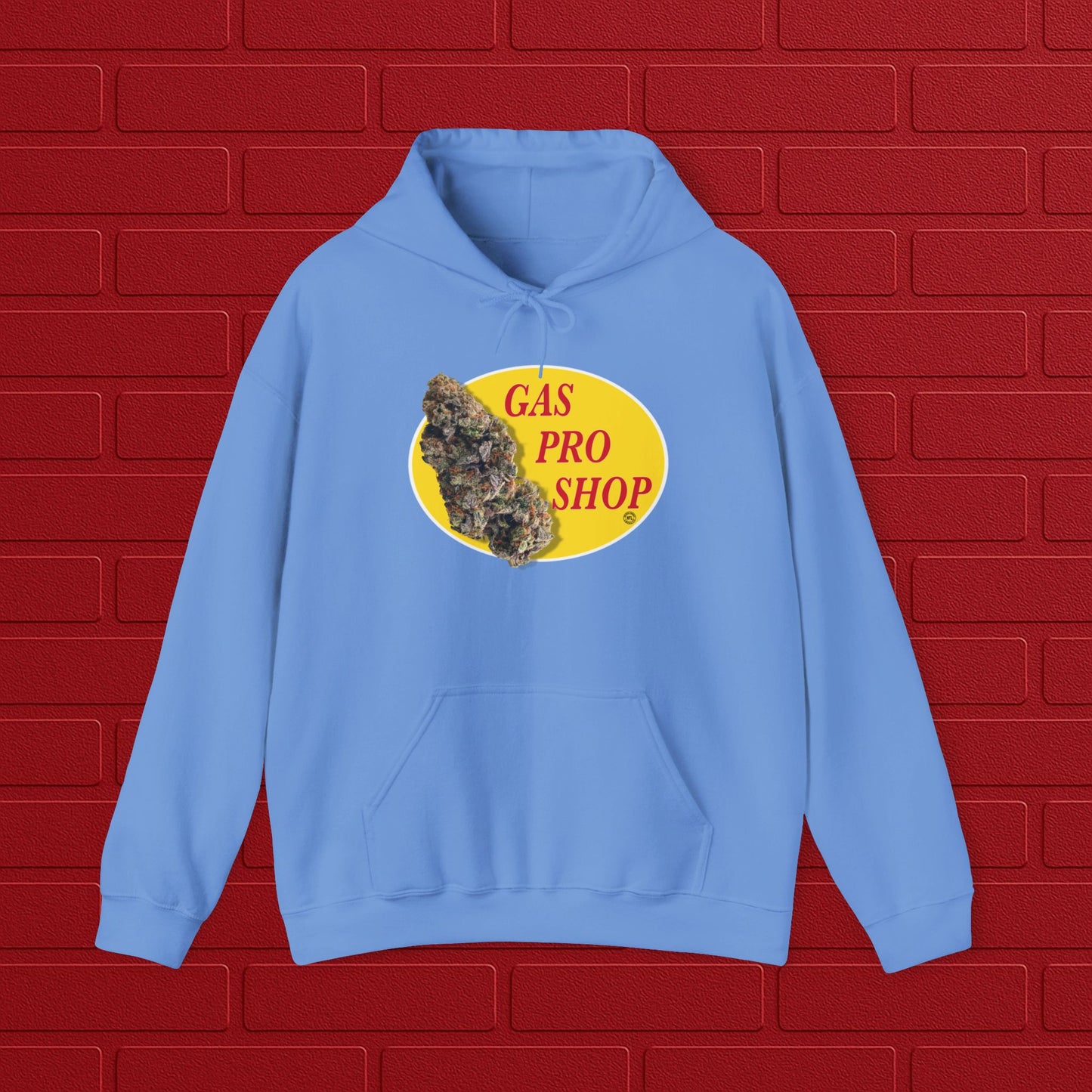 Gas Pro Shop Hoodie | Unisex Cannabis Sweatshirt | Cozy Gift for Stoners | Unique Graphic Hoodie | Perfect for Outdoors & Relaxation