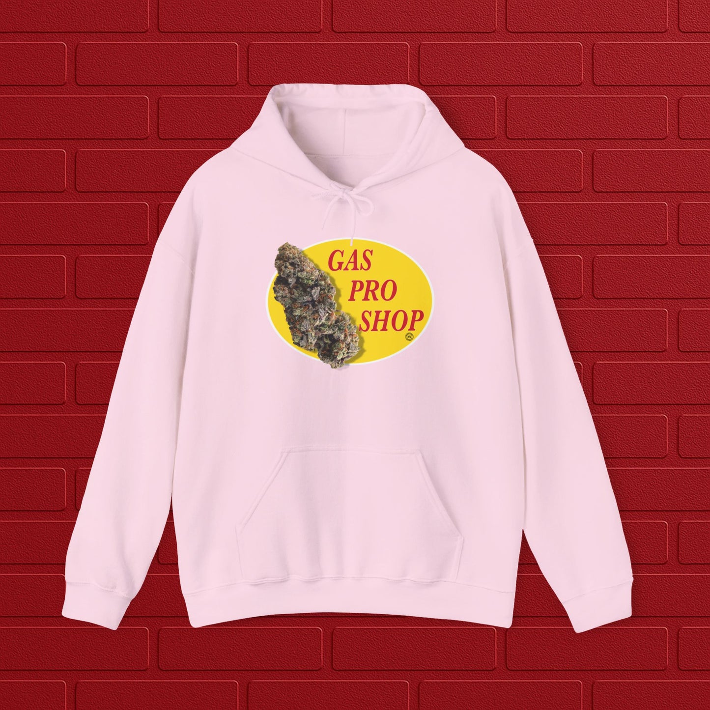 Gas Pro Shop Hoodie | Unisex Cannabis Sweatshirt | Cozy Gift for Stoners | Unique Graphic Hoodie | Perfect for Outdoors & Relaxation
