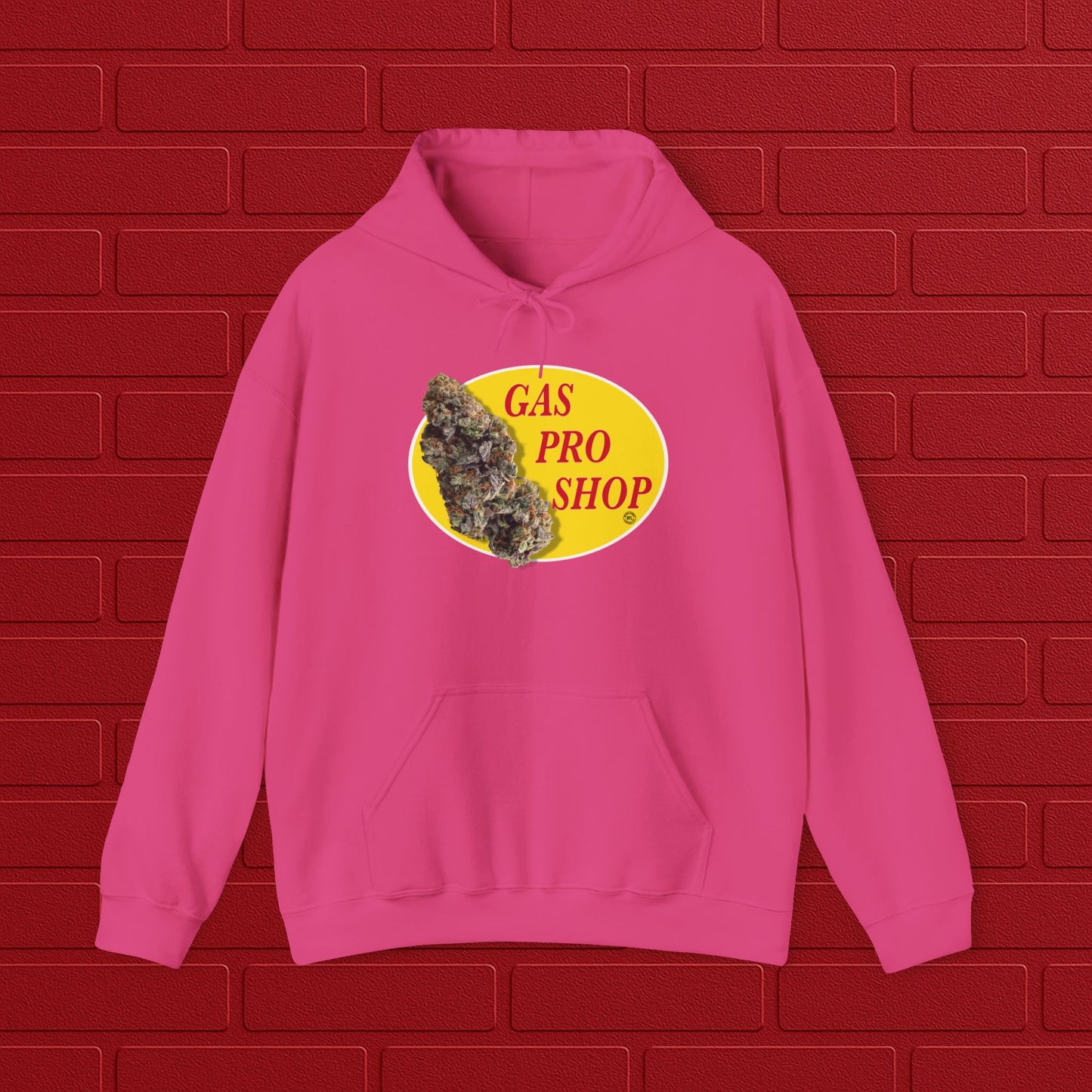 Gas Pro Shop Hoodie | Unisex Cannabis Sweatshirt | Cozy Gift for Stoners | Unique Graphic Hoodie | Perfect for Outdoors & Relaxation