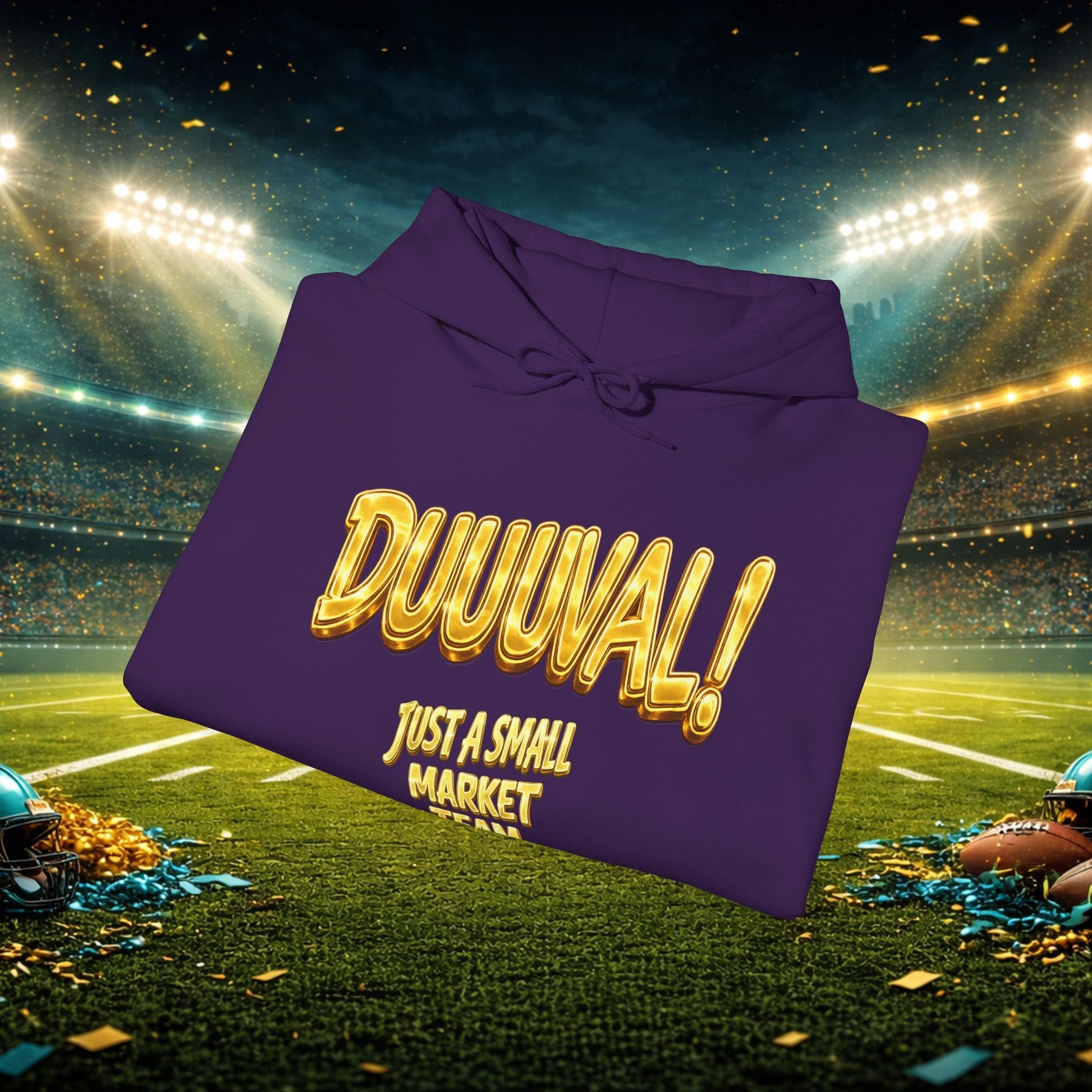 Duuval! Football Hoodie — "Locked In" Small Market Pride Sweatshirt Printify