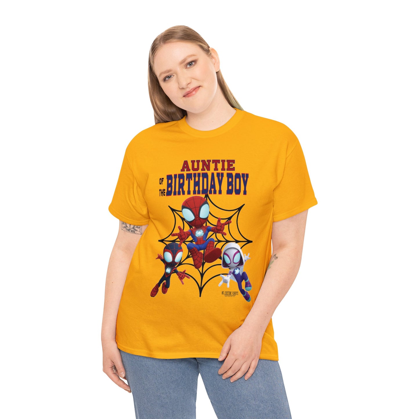 KJ BIRTHDAY AUNTIE Heavy Cotton Tee Printify