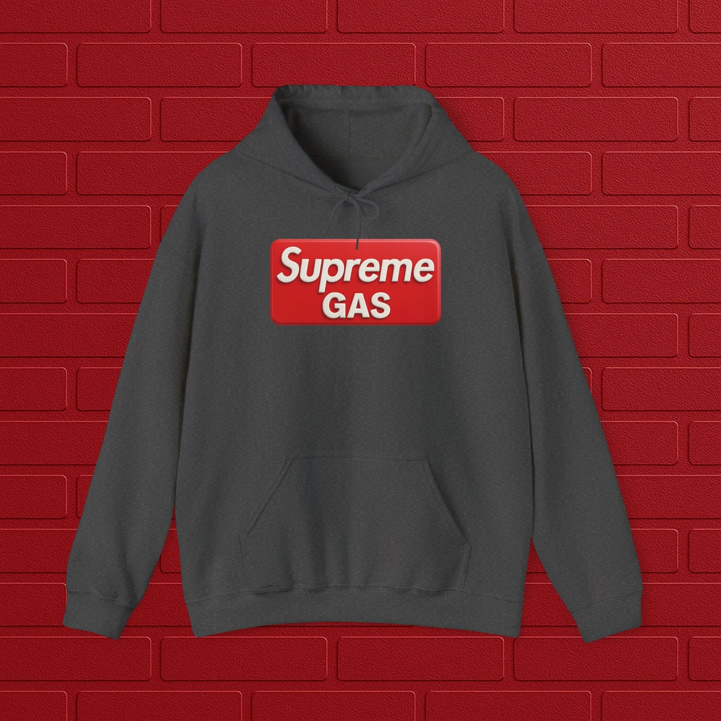 Supreme GAS Hoodie | Unisex Streetwear Sweatshirt | Cozy Casual Pullover | Trendy Gift for Him or Her | Everyday Hoodie