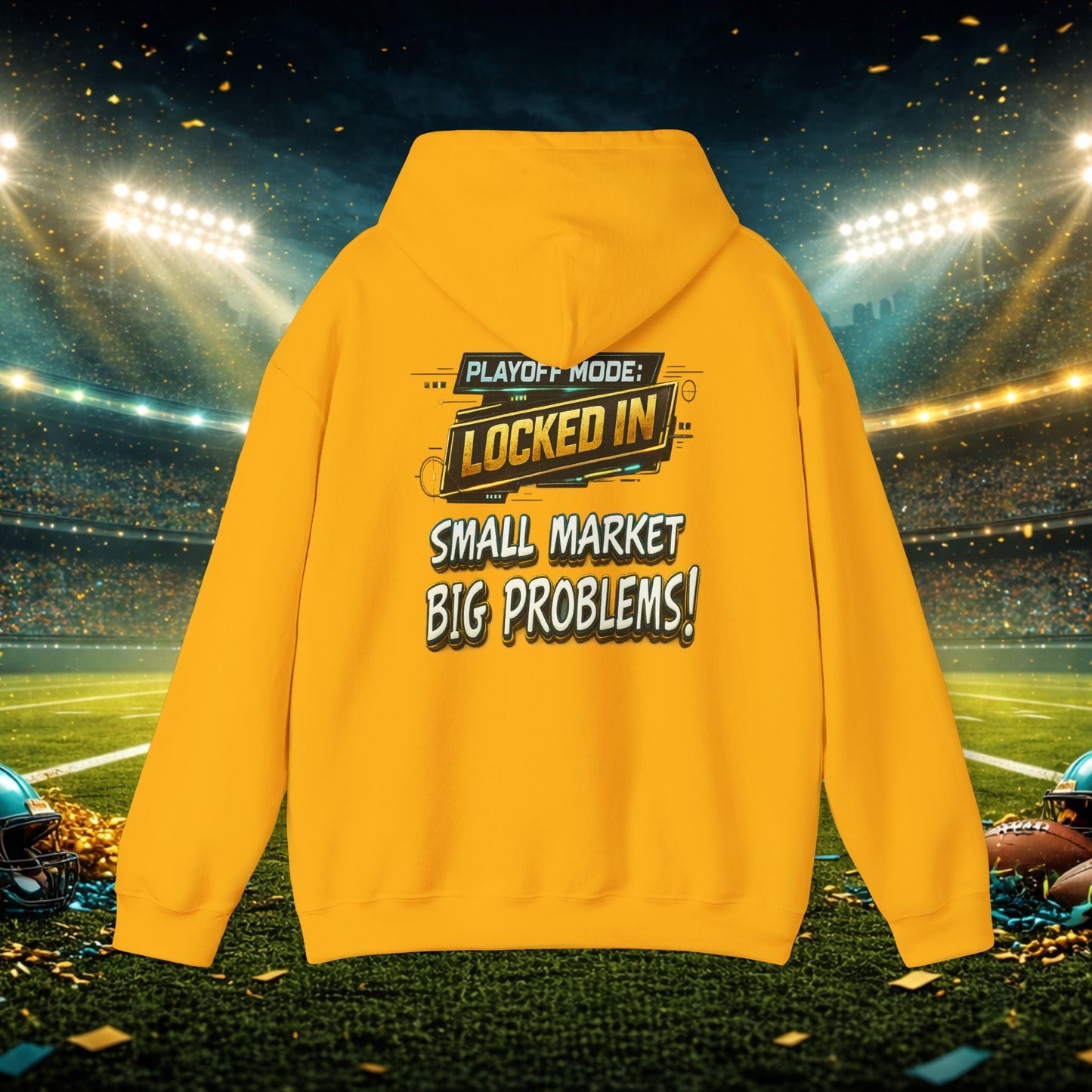 Duval vs All Y’all Hoodie — "Playoff Mode: Locked In" Football Fan Sweatshirt Printify