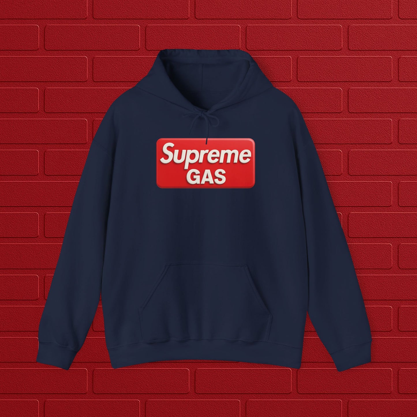 Supreme GAS Hoodie | Unisex Streetwear Sweatshirt | Cozy Casual Pullover | Trendy Gift for Him or Her | Everyday Hoodie