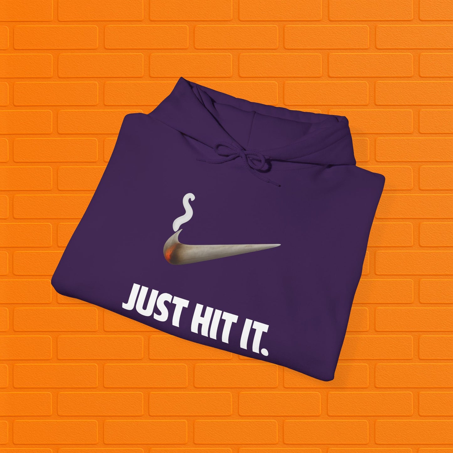 Just Hit It Hoodie | Unisex Stoner Sweatshirt | Weed Smoker Gift | Cannabis Pullover | Cozy Casual Hoodie