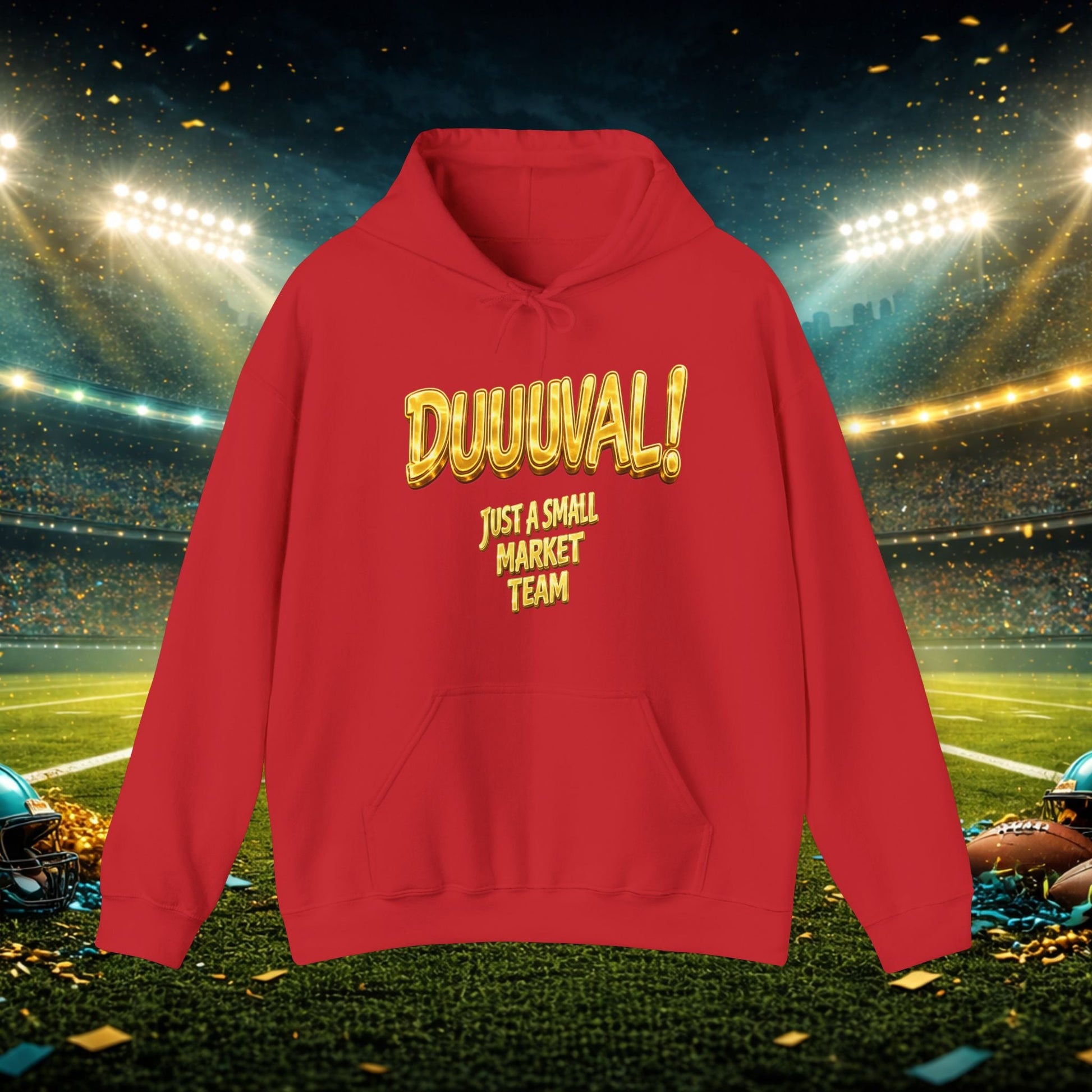 Duuval! Football Hoodie — "Locked In" Small Market Pride Sweatshirt Printify