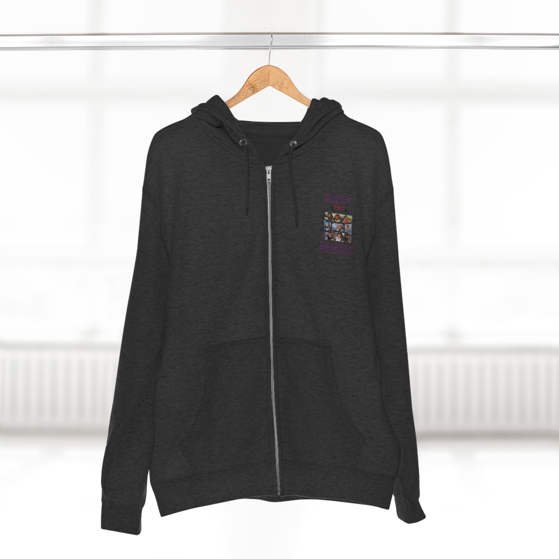 KJ BIRTHDAY Unisex Zip Hoodie Printify