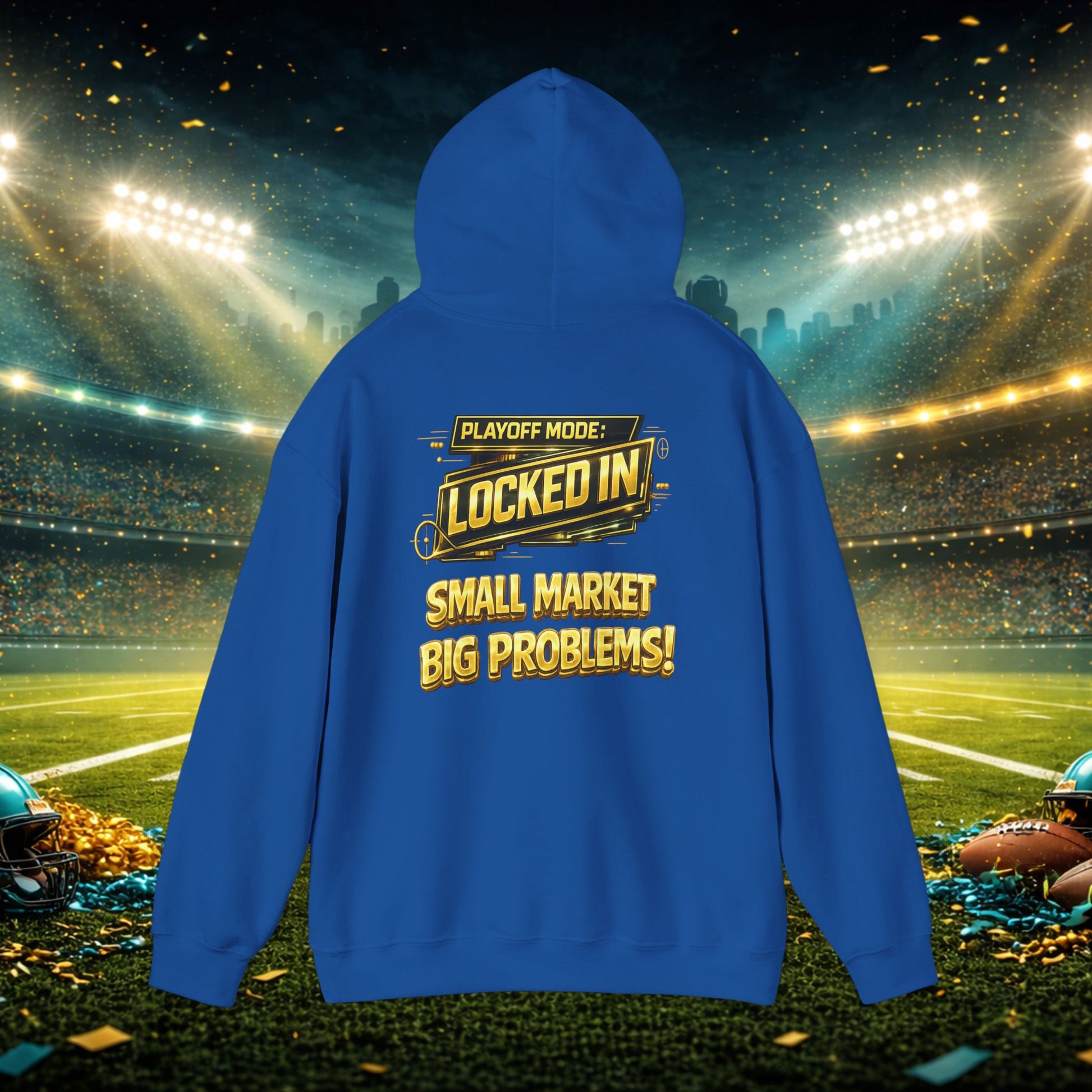 Duuval! Football Hoodie — "Locked In" Small Market Pride Sweatshirt Printify