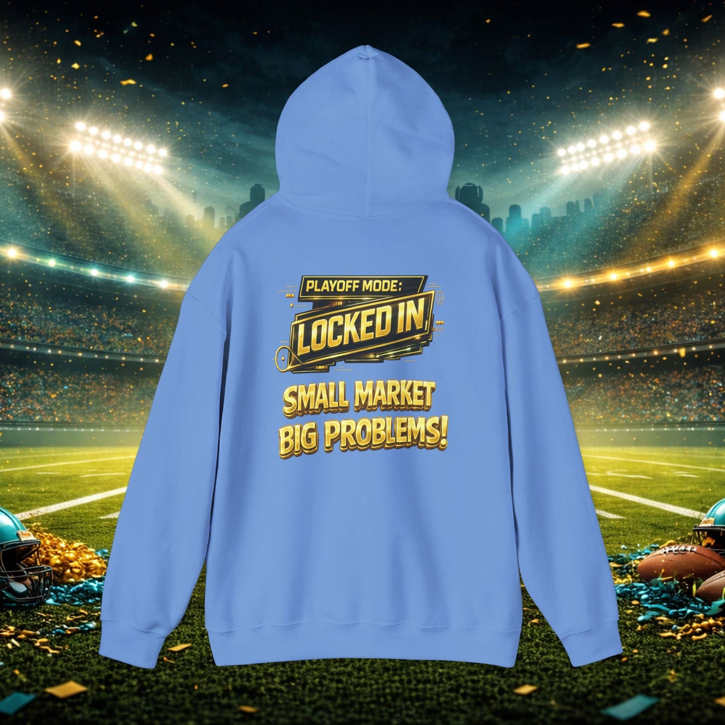 Duuval! Football Hoodie — "Locked In" Small Market Pride Sweatshirt Printify
