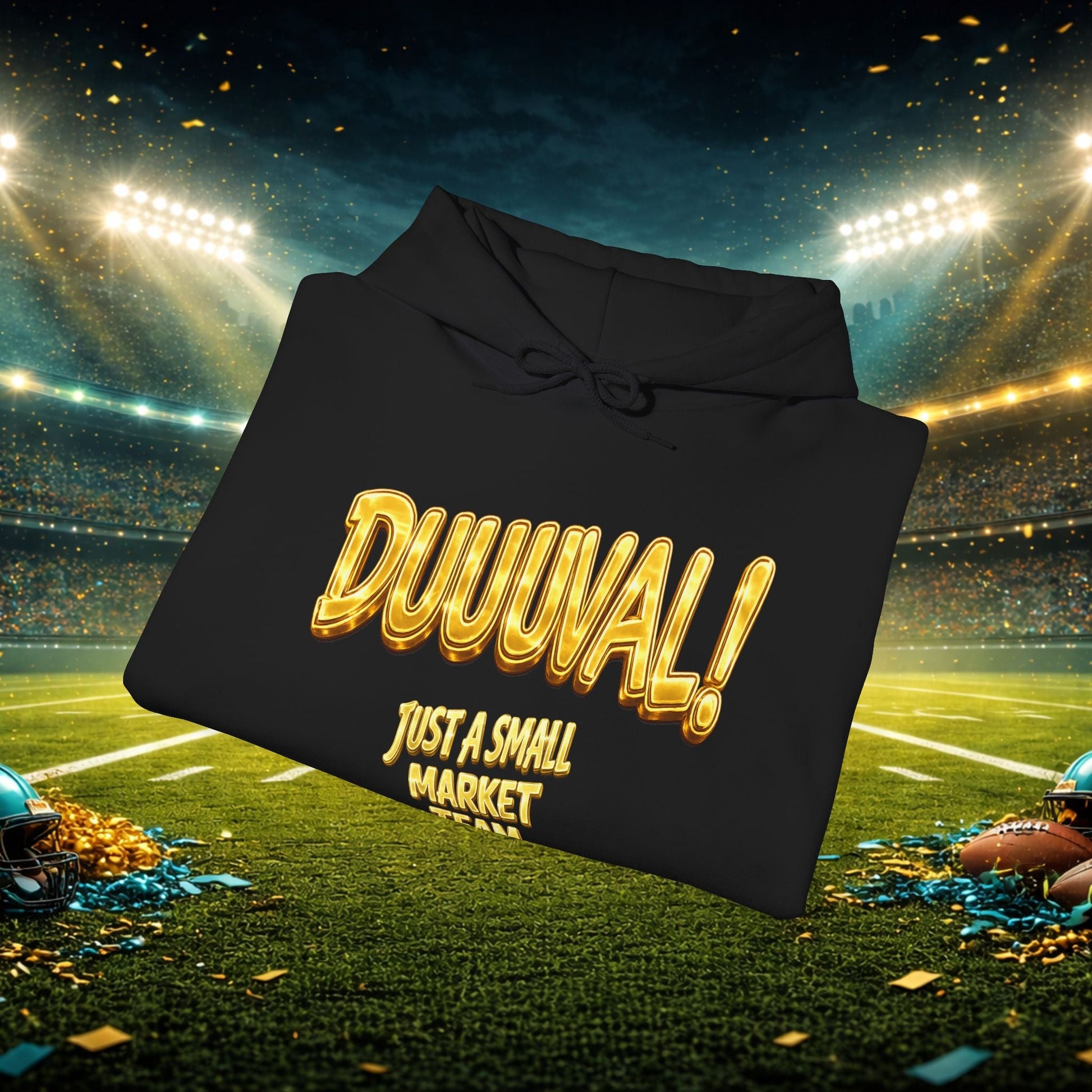 Duuval! Football Hoodie — "Locked In" Small Market Pride Sweatshirt Printify