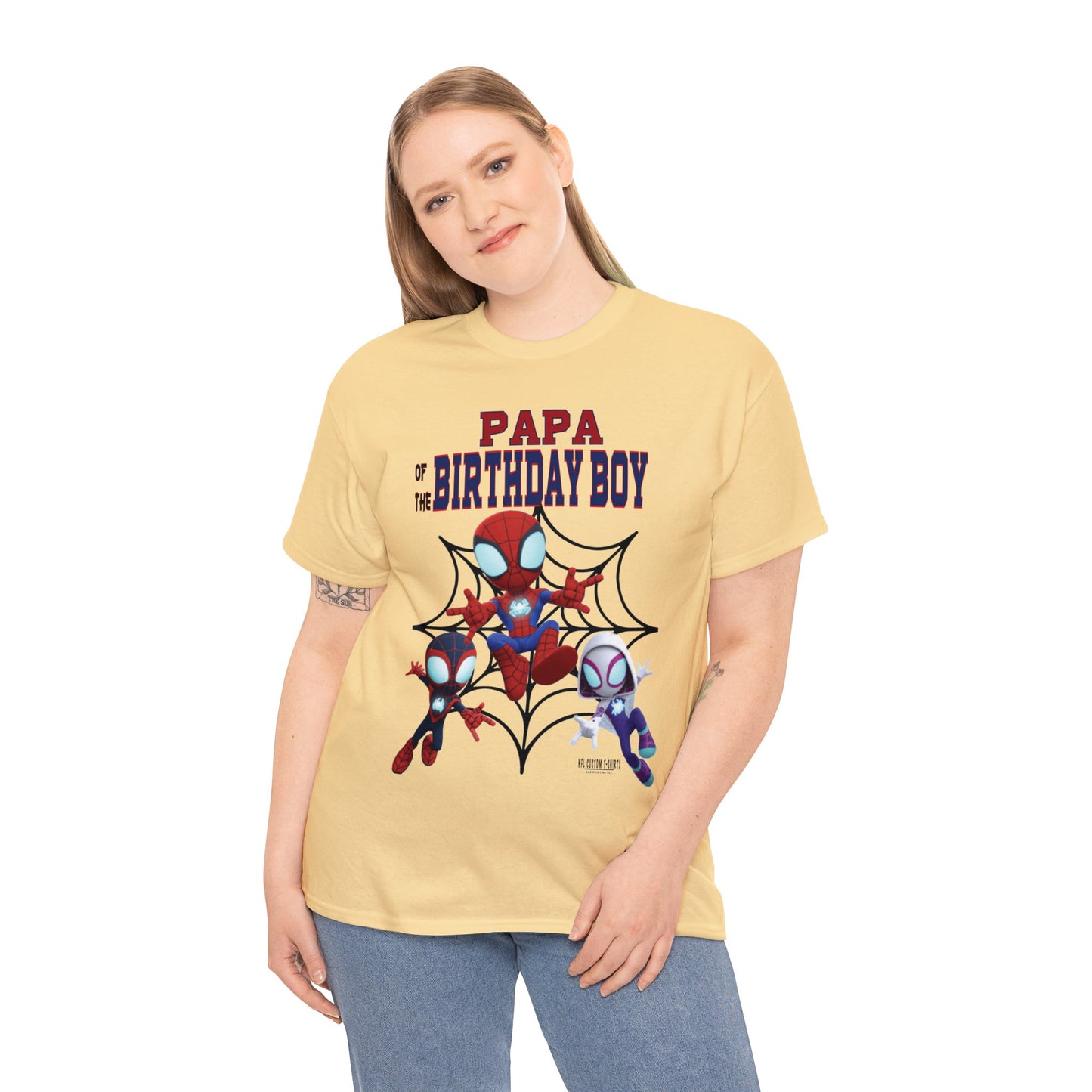 KJ BIRTHDAY PAPA Unisex Heavy Cotton Tee Printify