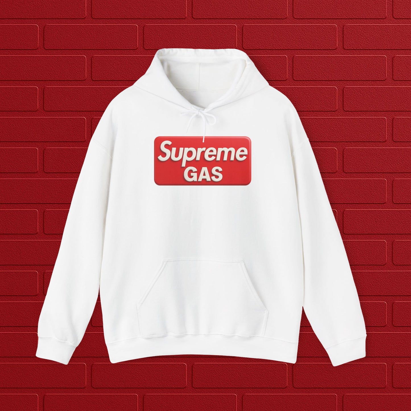 Supreme GAS Hoodie | Unisex Streetwear Sweatshirt | Cozy Casual Pullover | Trendy Gift for Him or Her | Everyday Hoodie