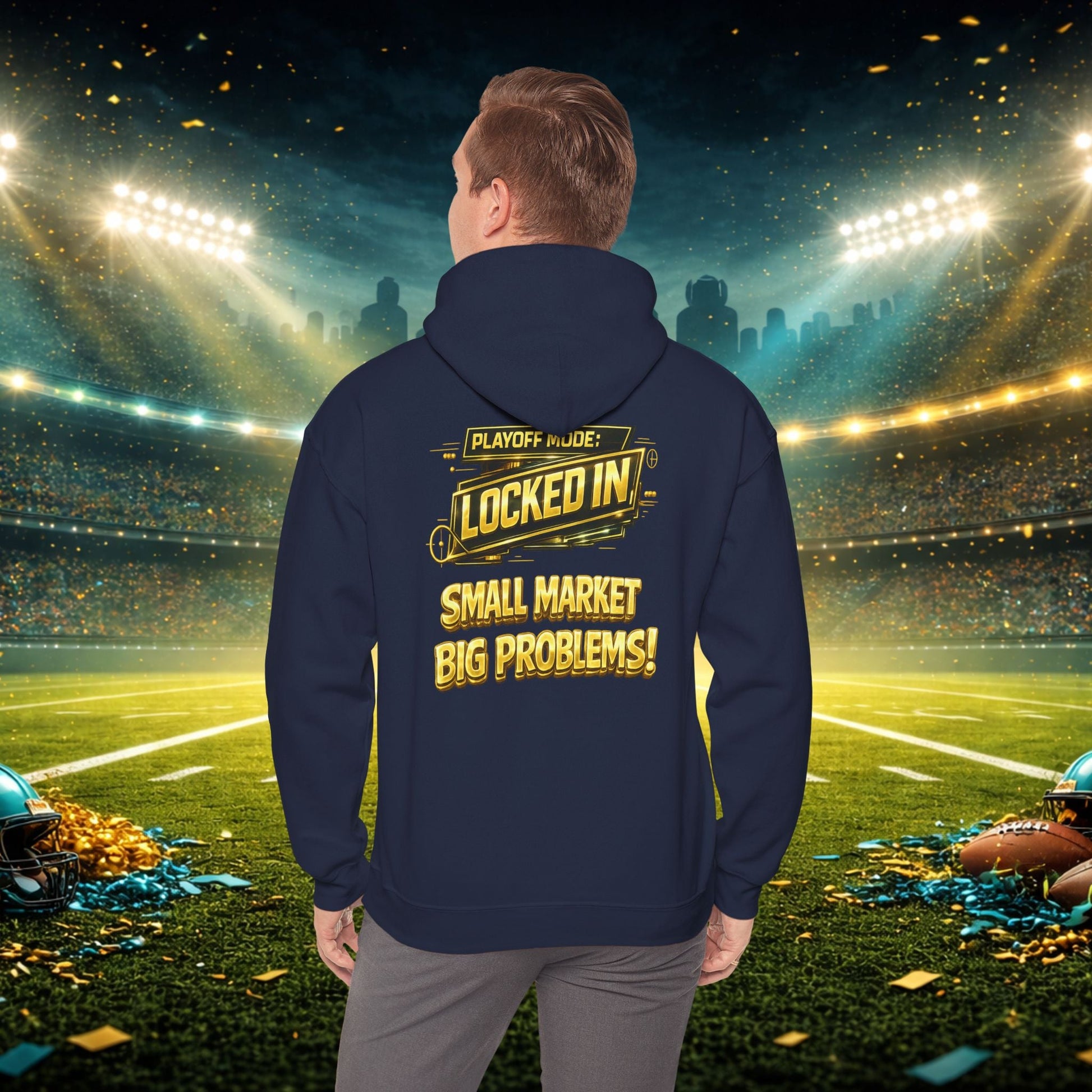 Duuval! Football Hoodie — "Locked In" Small Market Pride Sweatshirt Printify