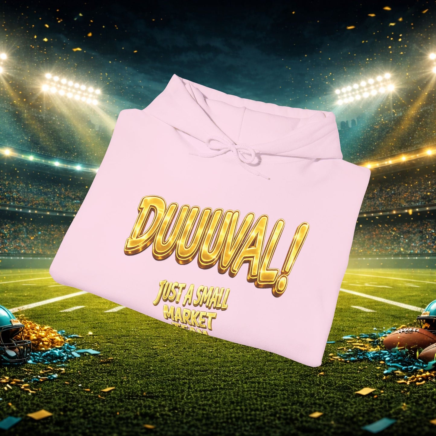 Duuval! Football Hoodie — "Locked In" Small Market Pride Sweatshirt Printify
