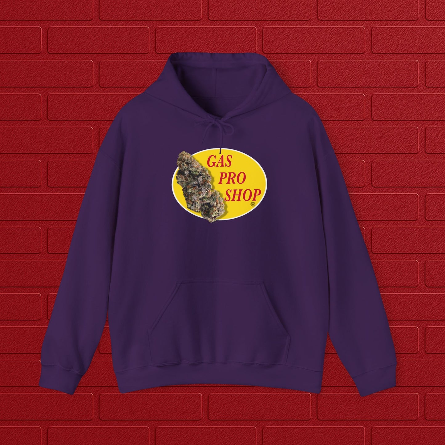 Gas Pro Shop Hoodie | Unisex Cannabis Sweatshirt | Cozy Gift for Stoners | Unique Graphic Hoodie | Perfect for Outdoors & Relaxation
