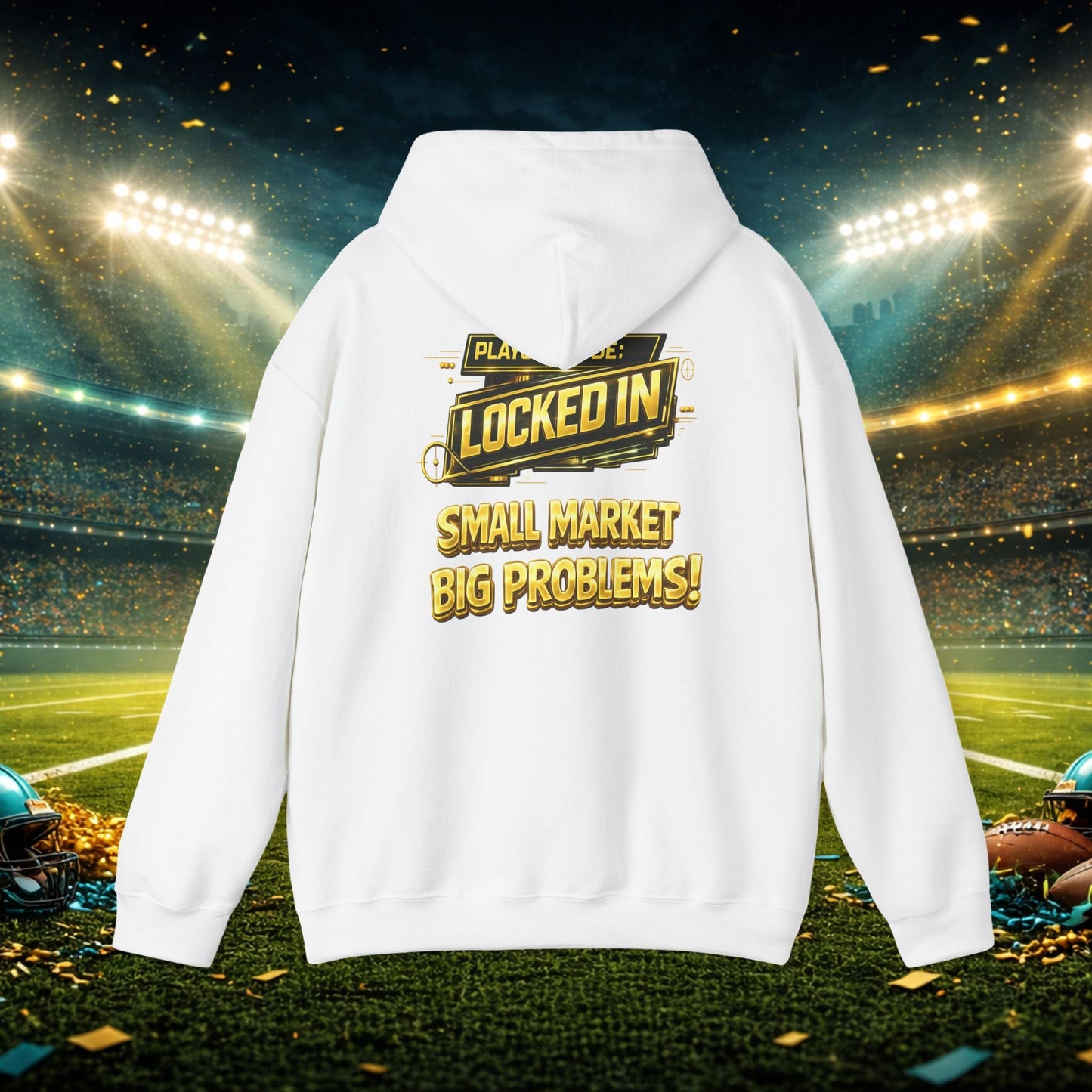 Duuval! Football Hoodie — "Locked In" Small Market Pride Sweatshirt Printify