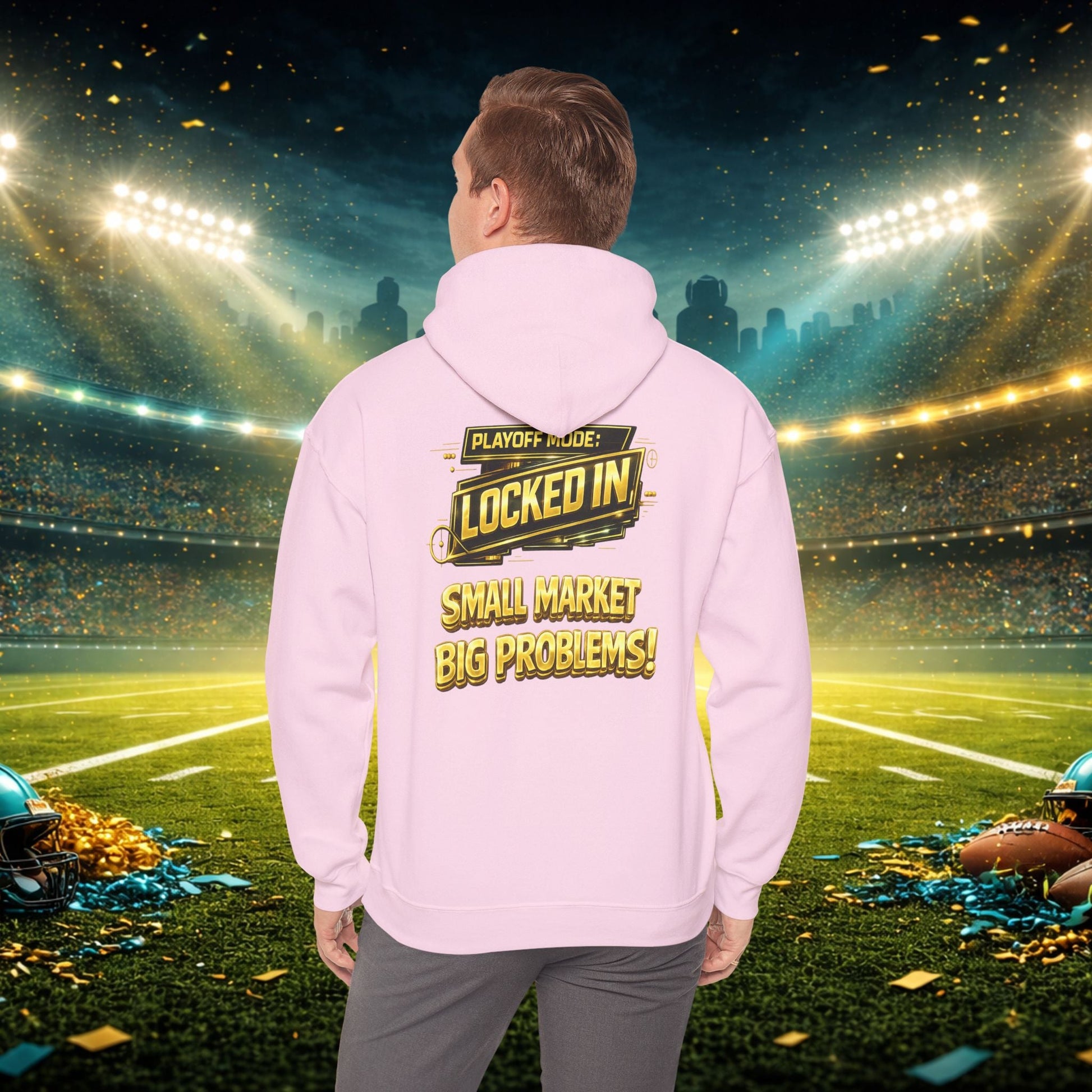 Duuval! Football Hoodie — "Locked In" Small Market Pride Sweatshirt Printify