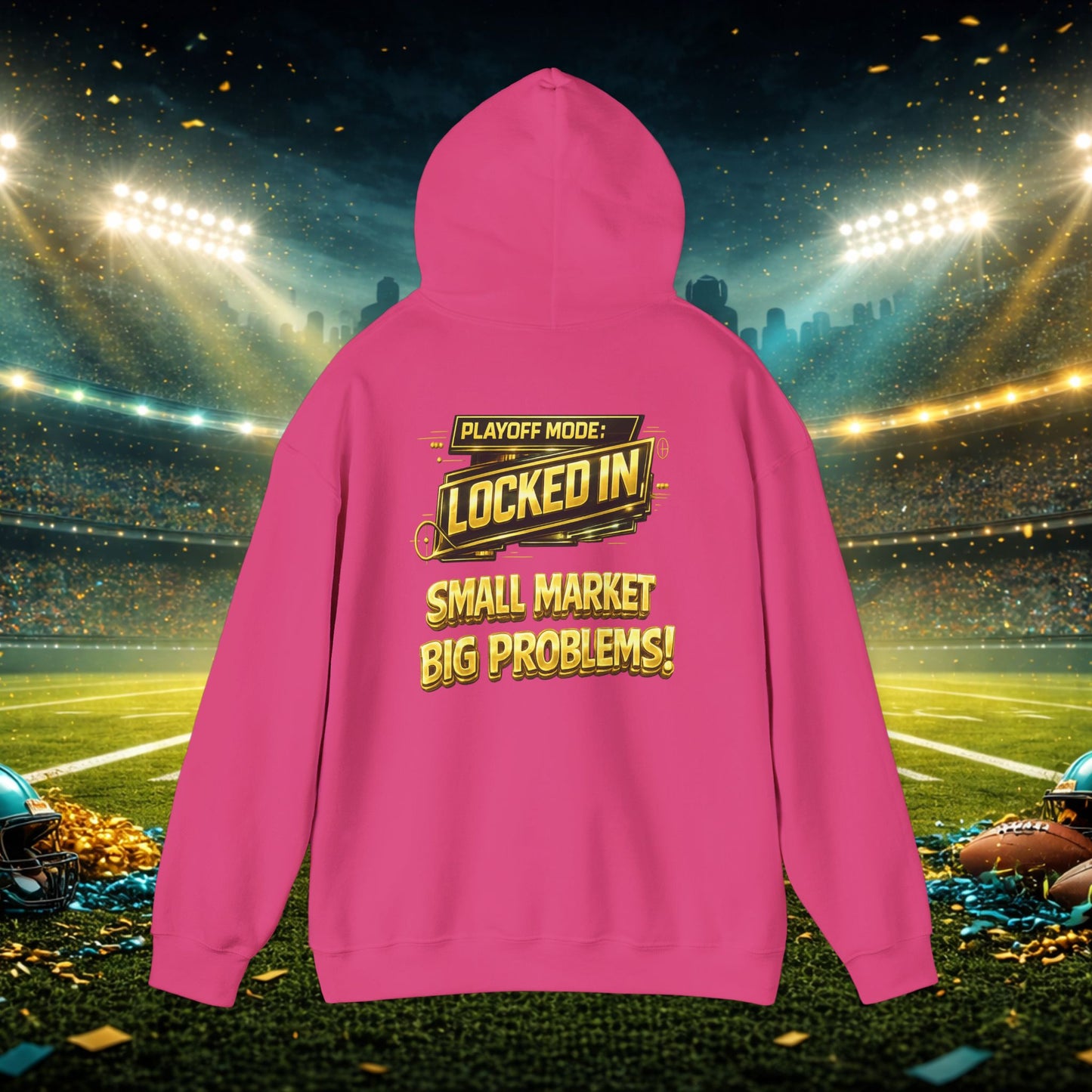 Duuval! Football Hoodie — "Locked In" Small Market Pride Sweatshirt Printify
