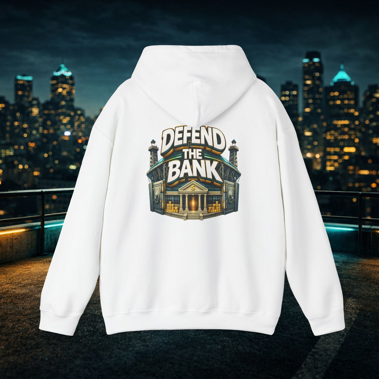 Duuuval Built Different / Defend The Bank Hoodie — Jacksonville Pride Graphic Hoodie Printify