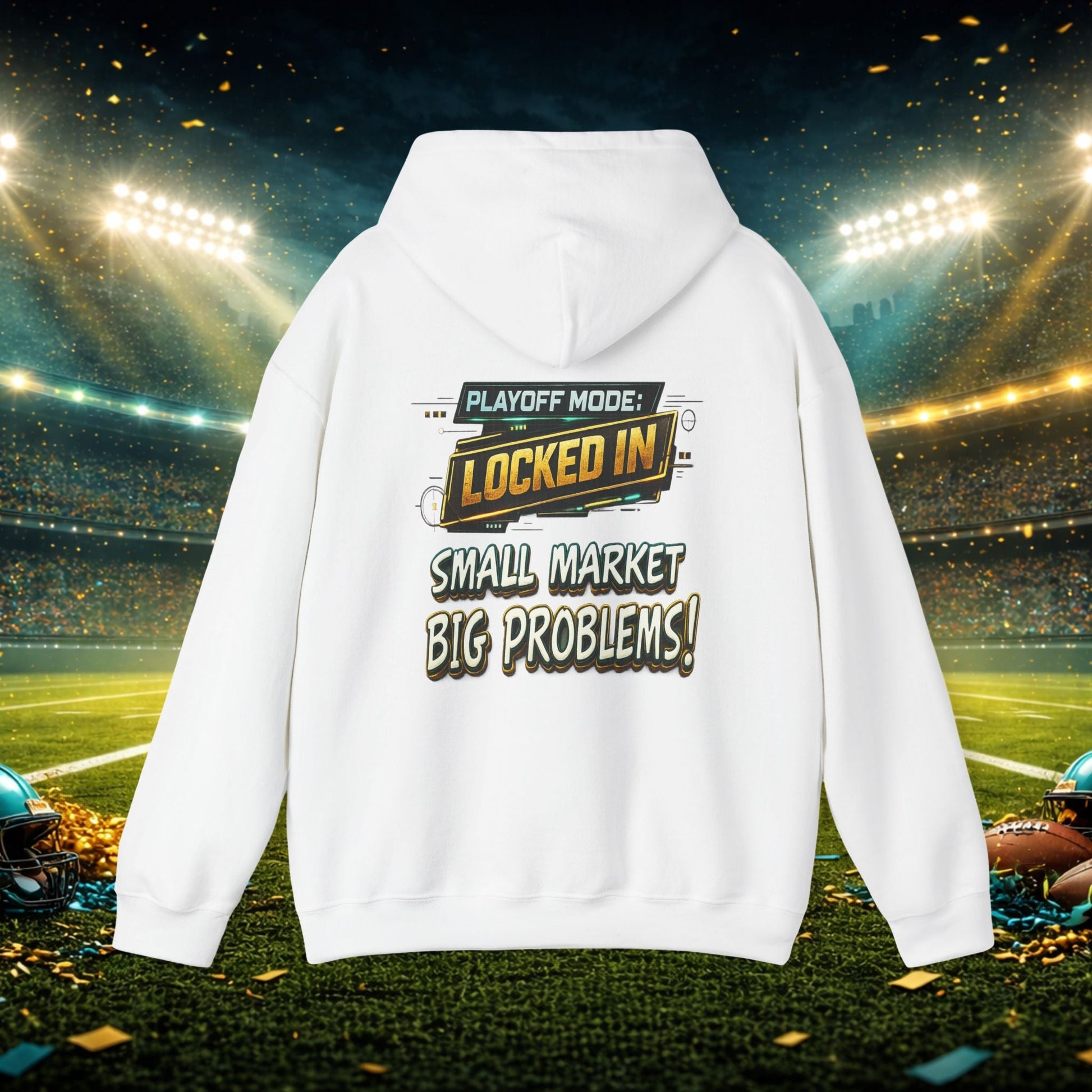 Duval vs All Y’all Hoodie — "Playoff Mode: Locked In" Football Fan Sweatshirt Printify