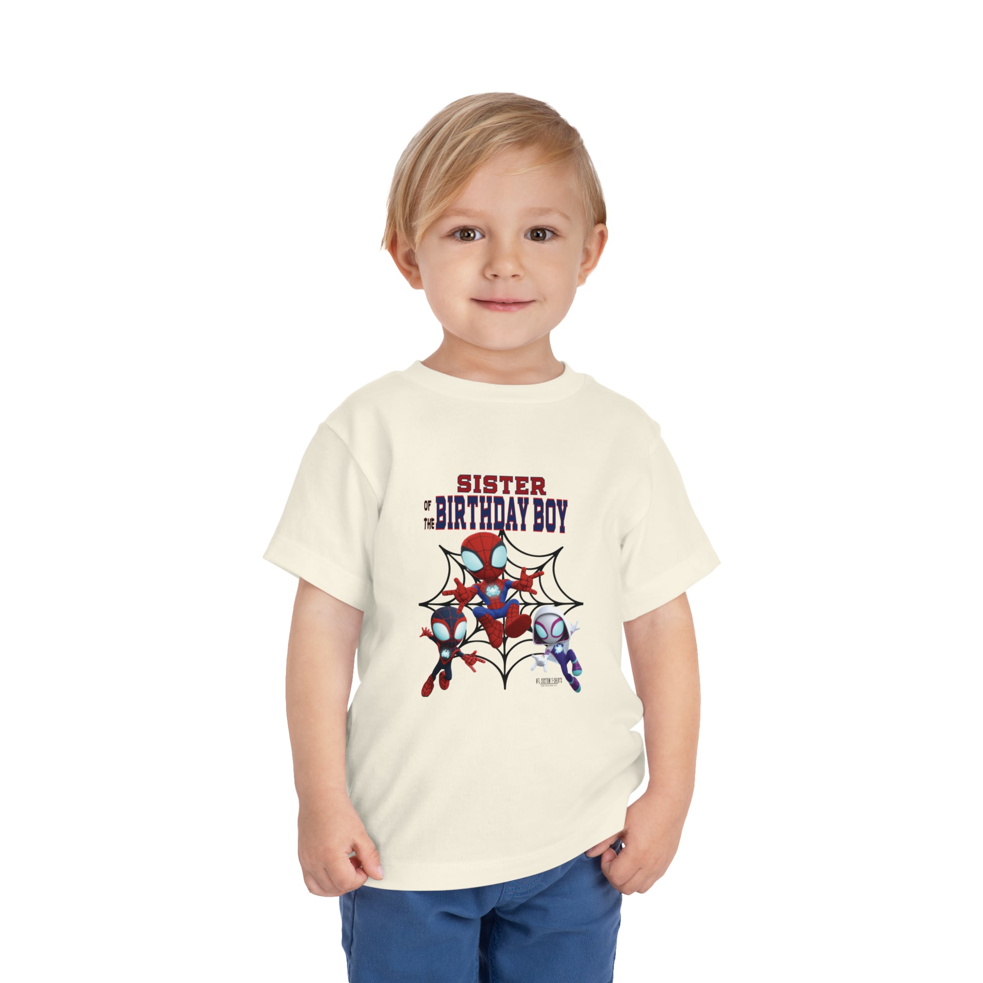 KJ BIRTHDAY SISTER Toddler Short Sleeve Tee Printify