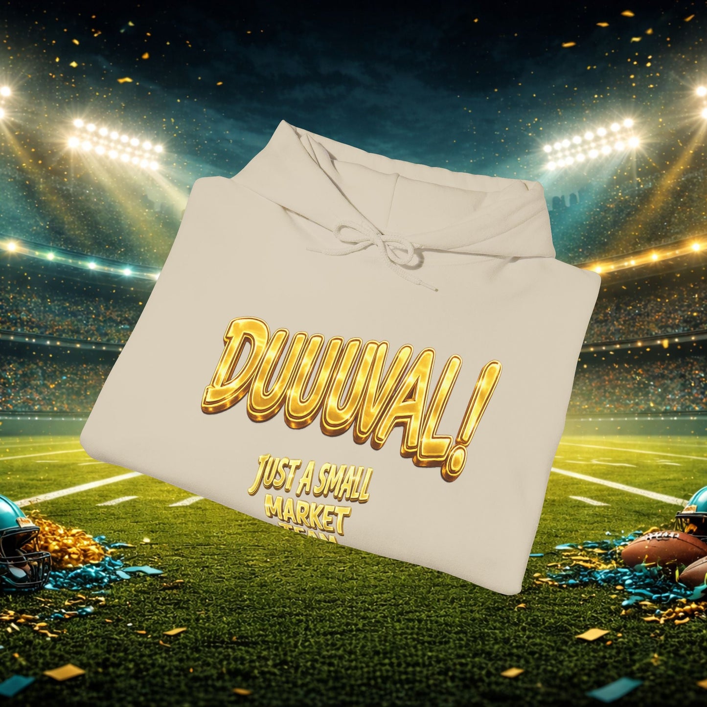 Duuval! Football Hoodie — "Locked In" Small Market Pride Sweatshirt Printify