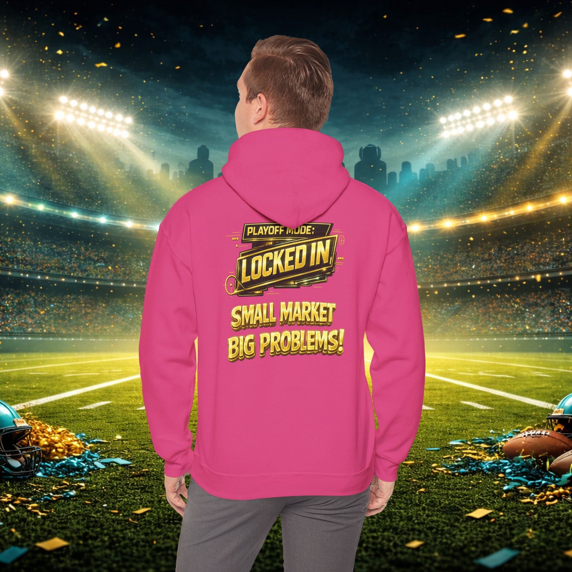 Duuval! Football Hoodie — "Locked In" Small Market Pride Sweatshirt Printify
