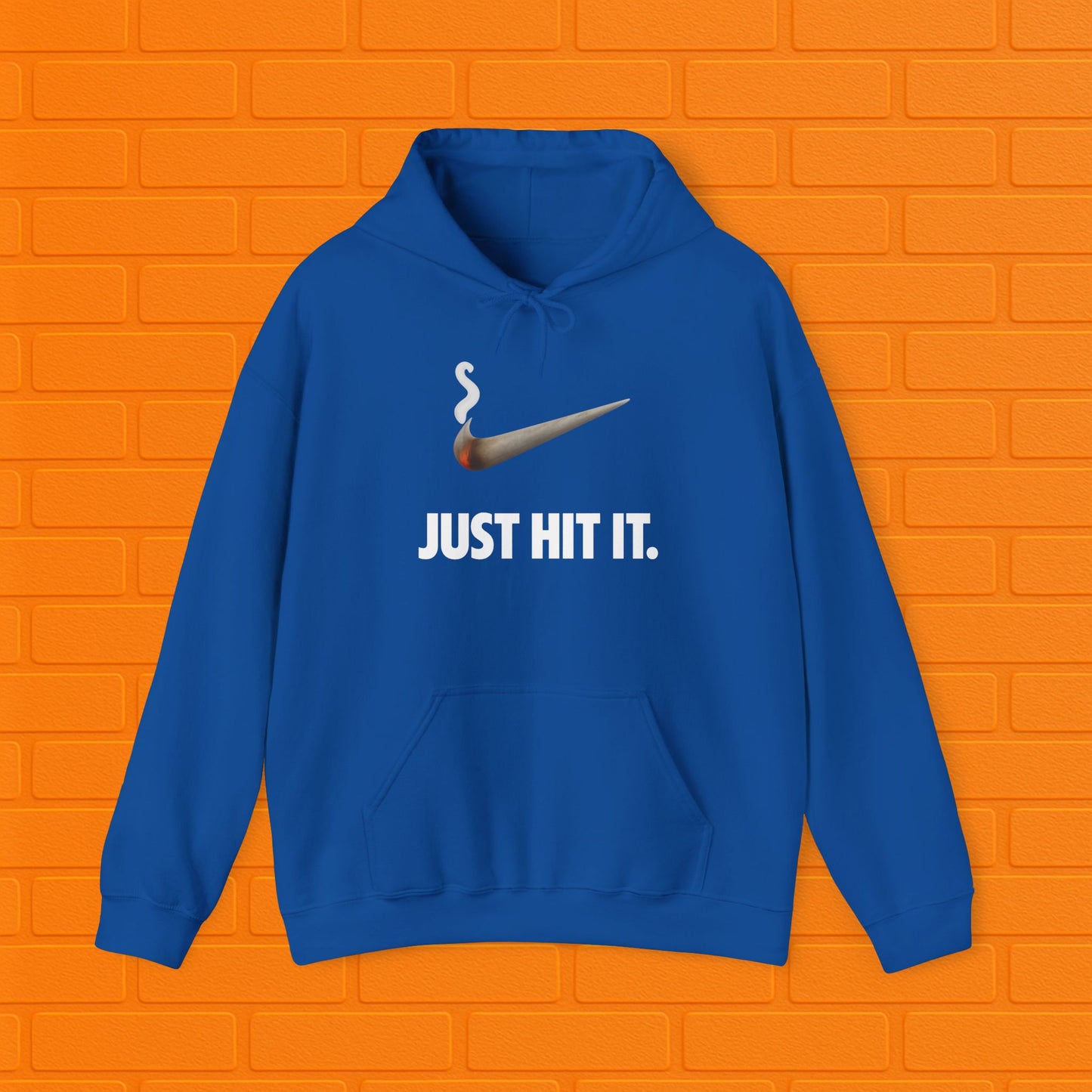 Just Hit It Hoodie | Unisex Stoner Sweatshirt | Weed Smoker Gift | Cannabis Pullover | Cozy Casual Hoodie