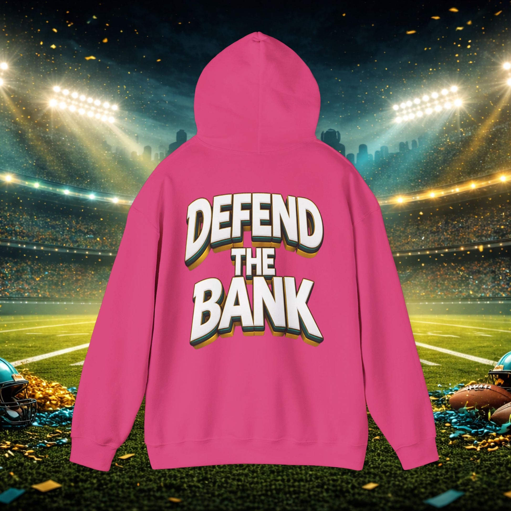 Defend The Bank Hoodie — "DUUUVAL vs EVERYBODY" Jacksonville Streetwear Hoodie Printify