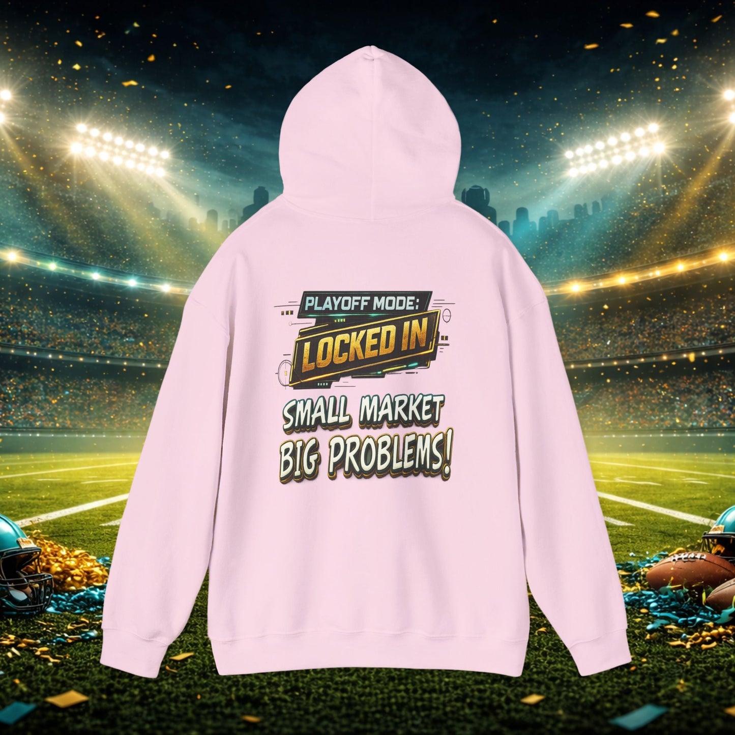 Duval vs All Y’all Hoodie — "Playoff Mode: Locked In" Football Fan Sweatshirt Printify