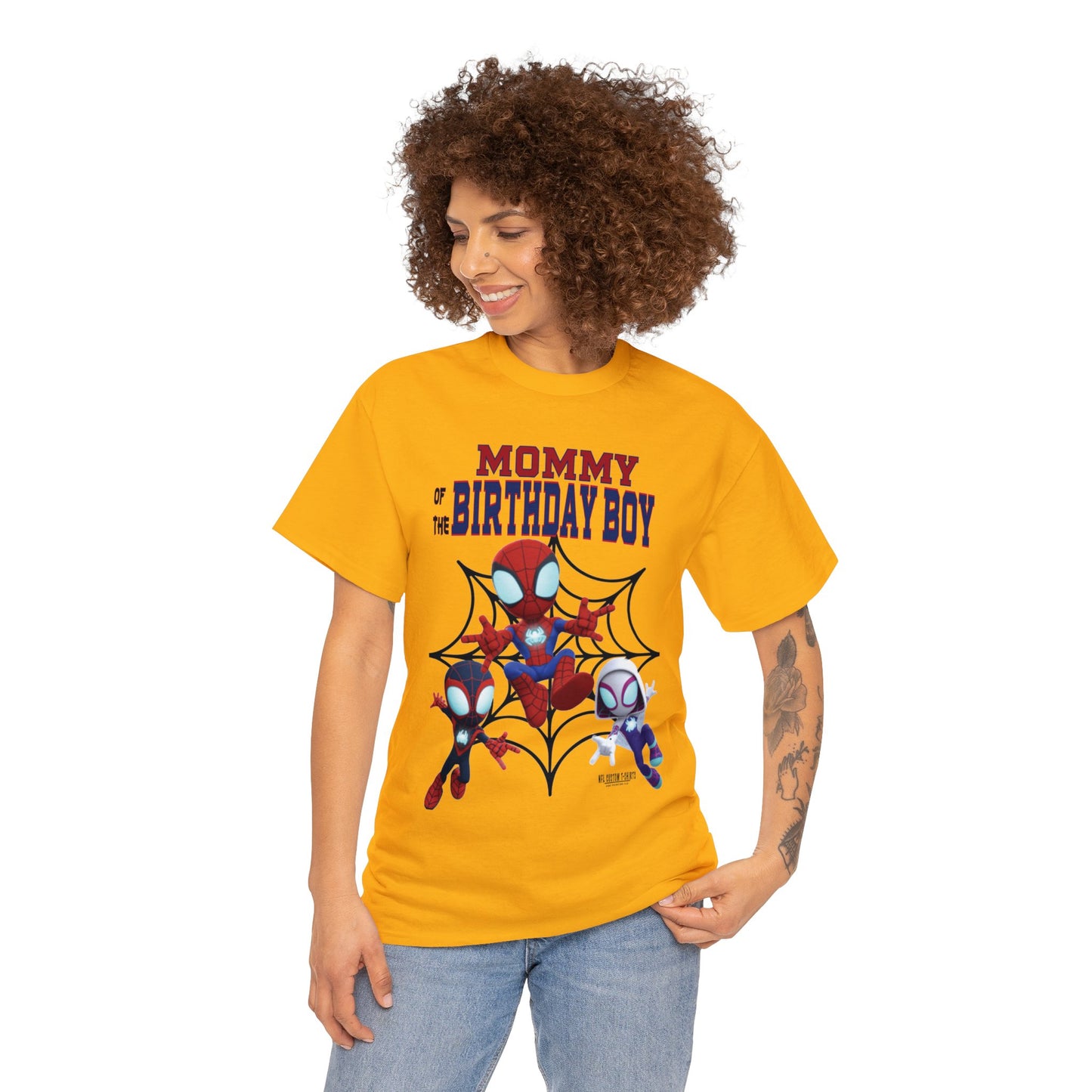 KJ BIRTHDAY MOMMY Heavy Cotton Tee Printify