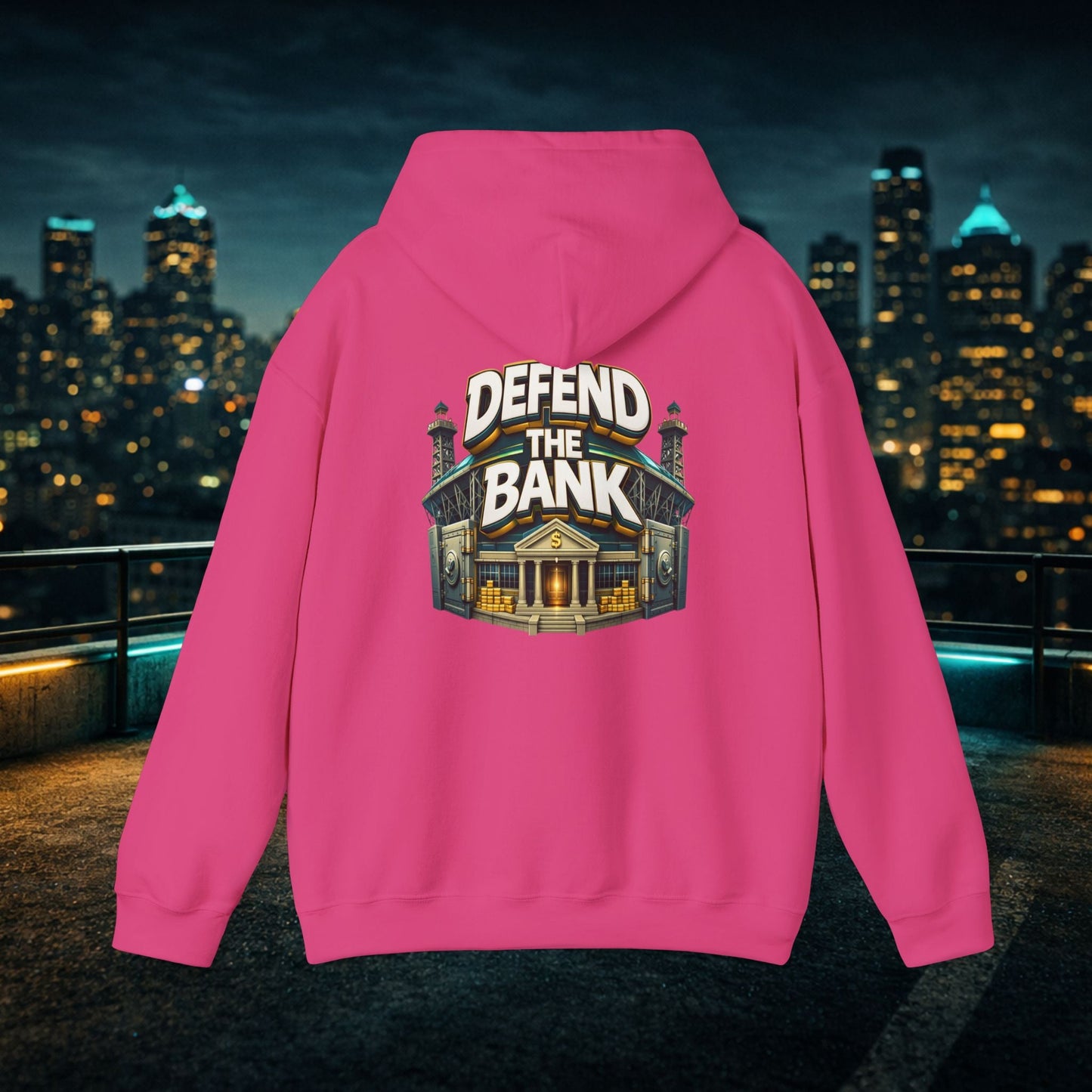Duuuval Built Different / Defend The Bank Hoodie — Jacksonville Pride Graphic Hoodie Printify