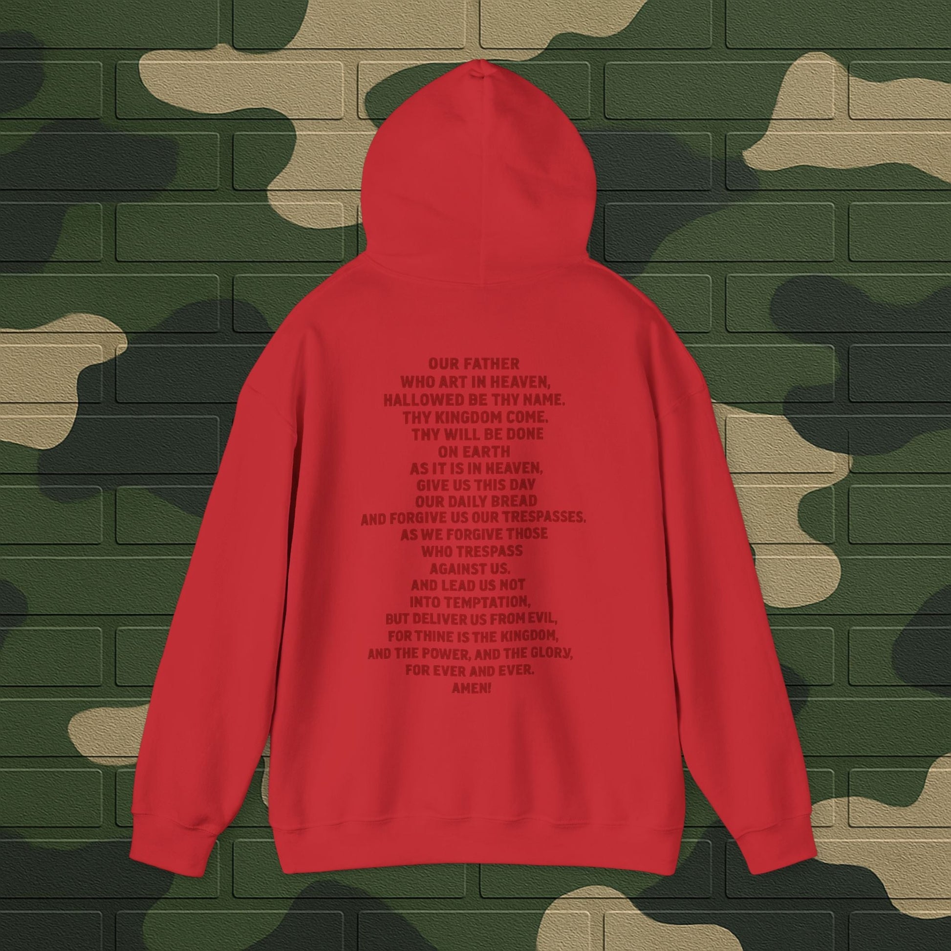 Hoodie — "Long Live Tushay" Memorial Hoodie with Lord's Prayer Back Printify