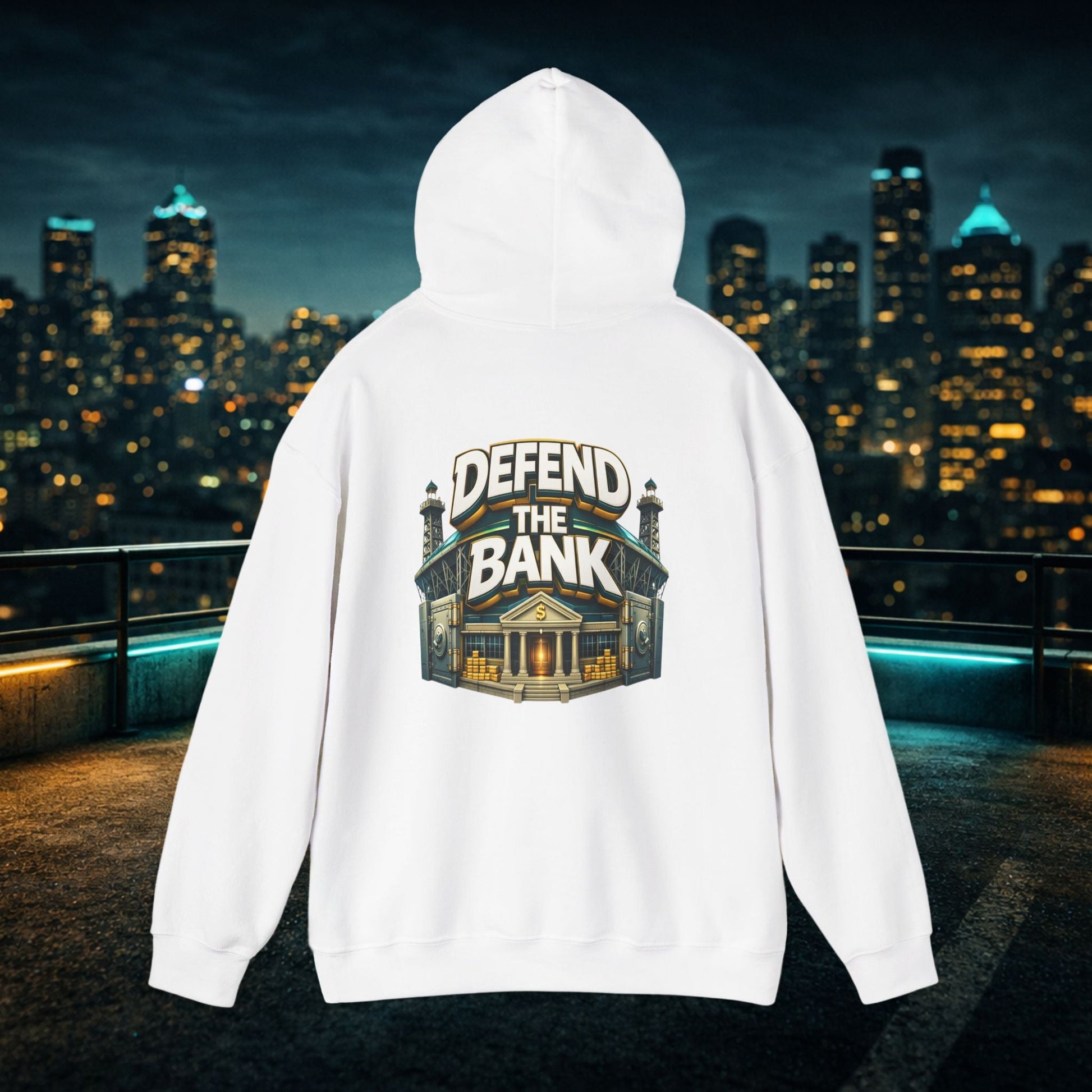 Duuuval Built Different / Defend The Bank Hoodie — Jacksonville Pride Graphic Hoodie Printify