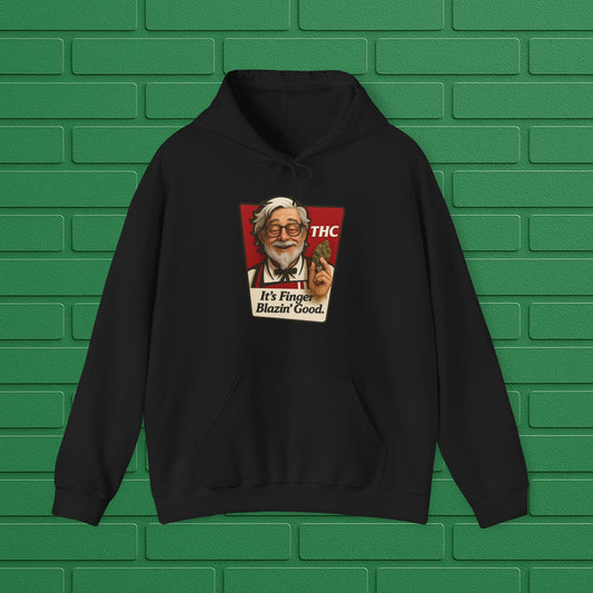 It’s Finger Blazing Good Hoodie | Funny Weed Sweatshirt | THC Cannabis Hoodie | Stoner Gift Hoodie | Unisex 420 Apparel Printify