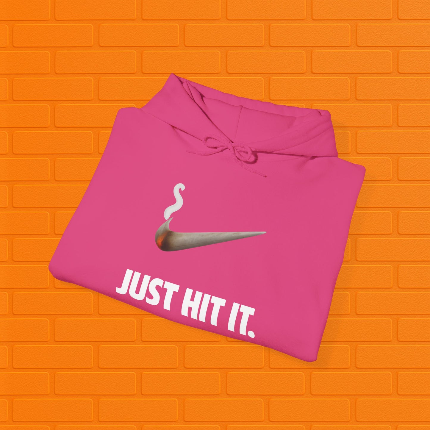 Just Hit It Hoodie | Unisex Stoner Sweatshirt | Weed Smoker Gift | Cannabis Pullover | Cozy Casual Hoodie