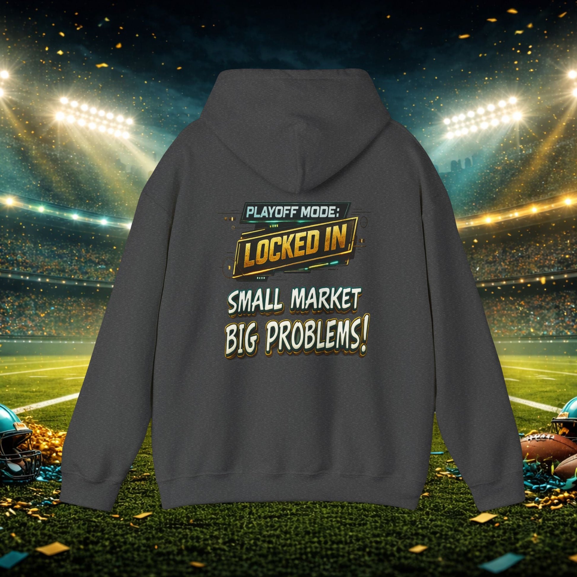 Duval vs All Y’all Hoodie — "Playoff Mode: Locked In" Football Fan Sweatshirt Printify