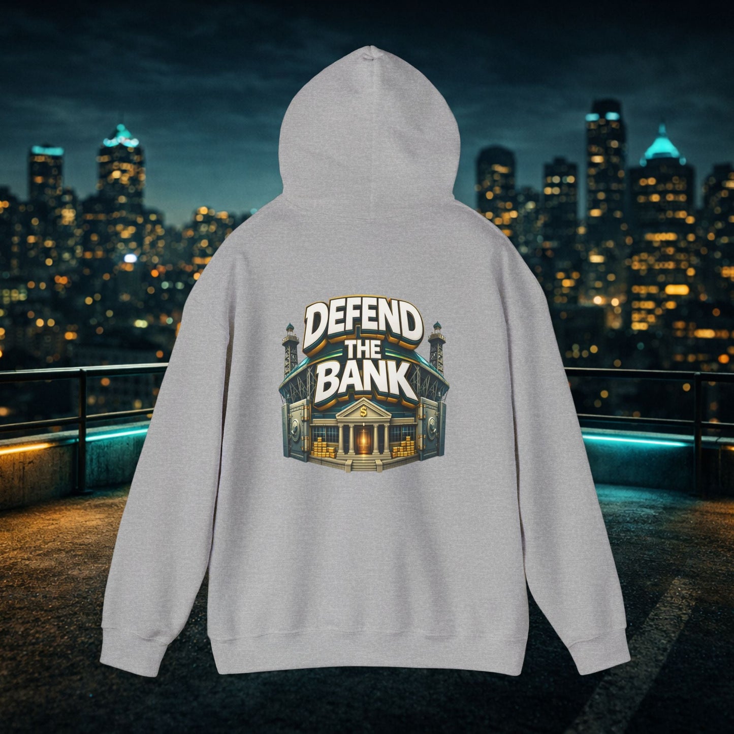 Duuuval Built Different / Defend The Bank Hoodie — Jacksonville Pride Graphic Hoodie Printify
