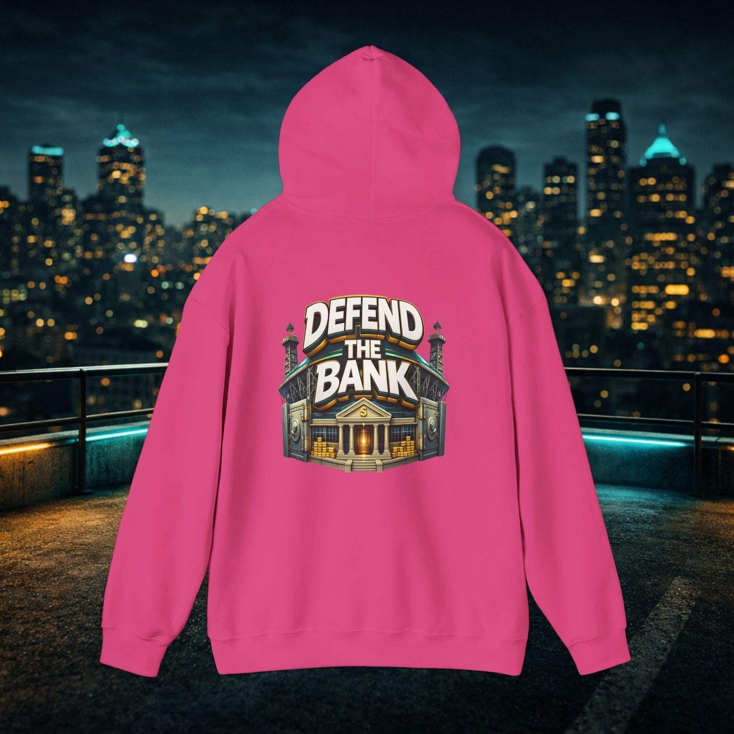 Duuuval Built Different / Defend The Bank Hoodie — Jacksonville Pride Graphic Hoodie Printify