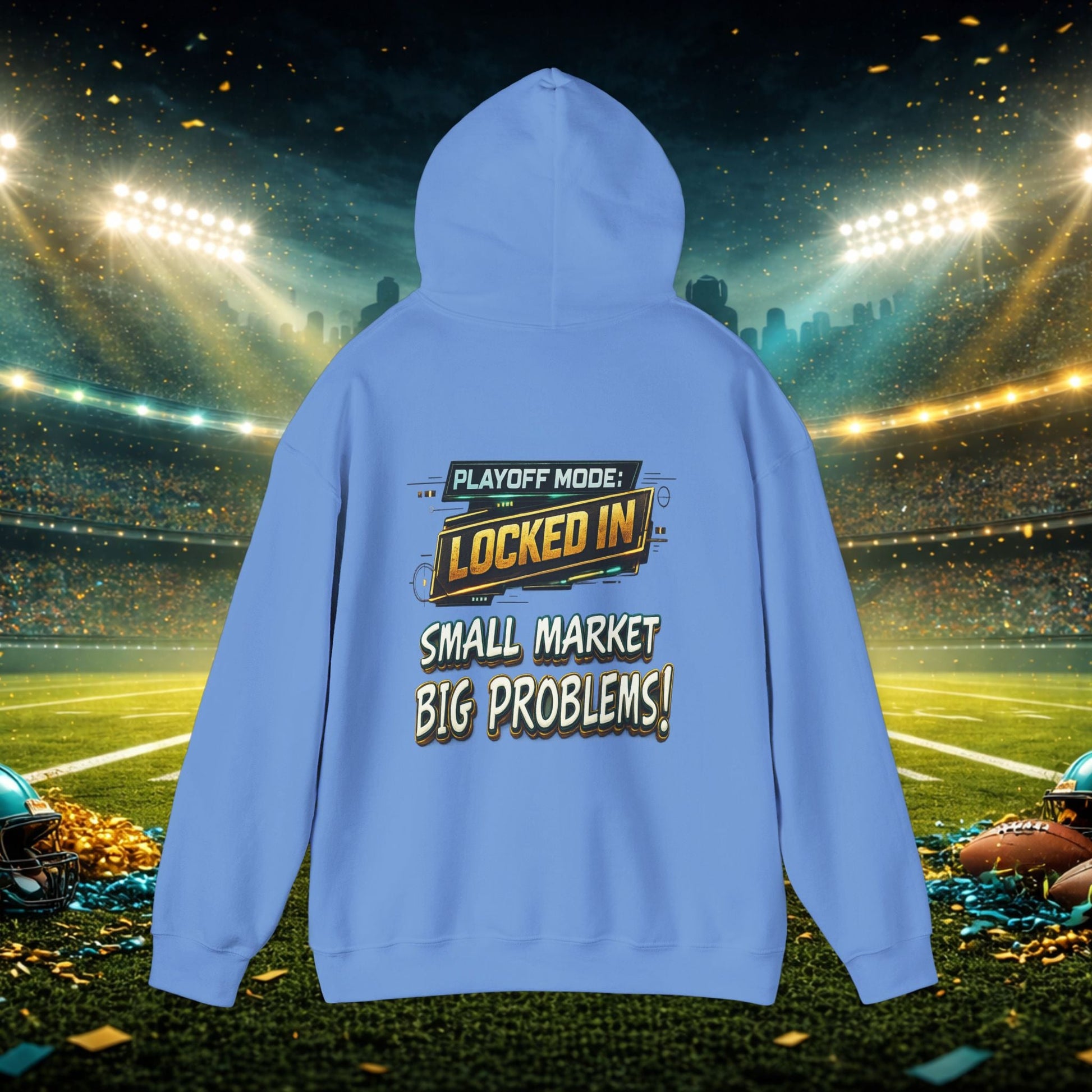 Duval vs All Y’all Hoodie — "Playoff Mode: Locked In" Football Fan Sweatshirt Printify