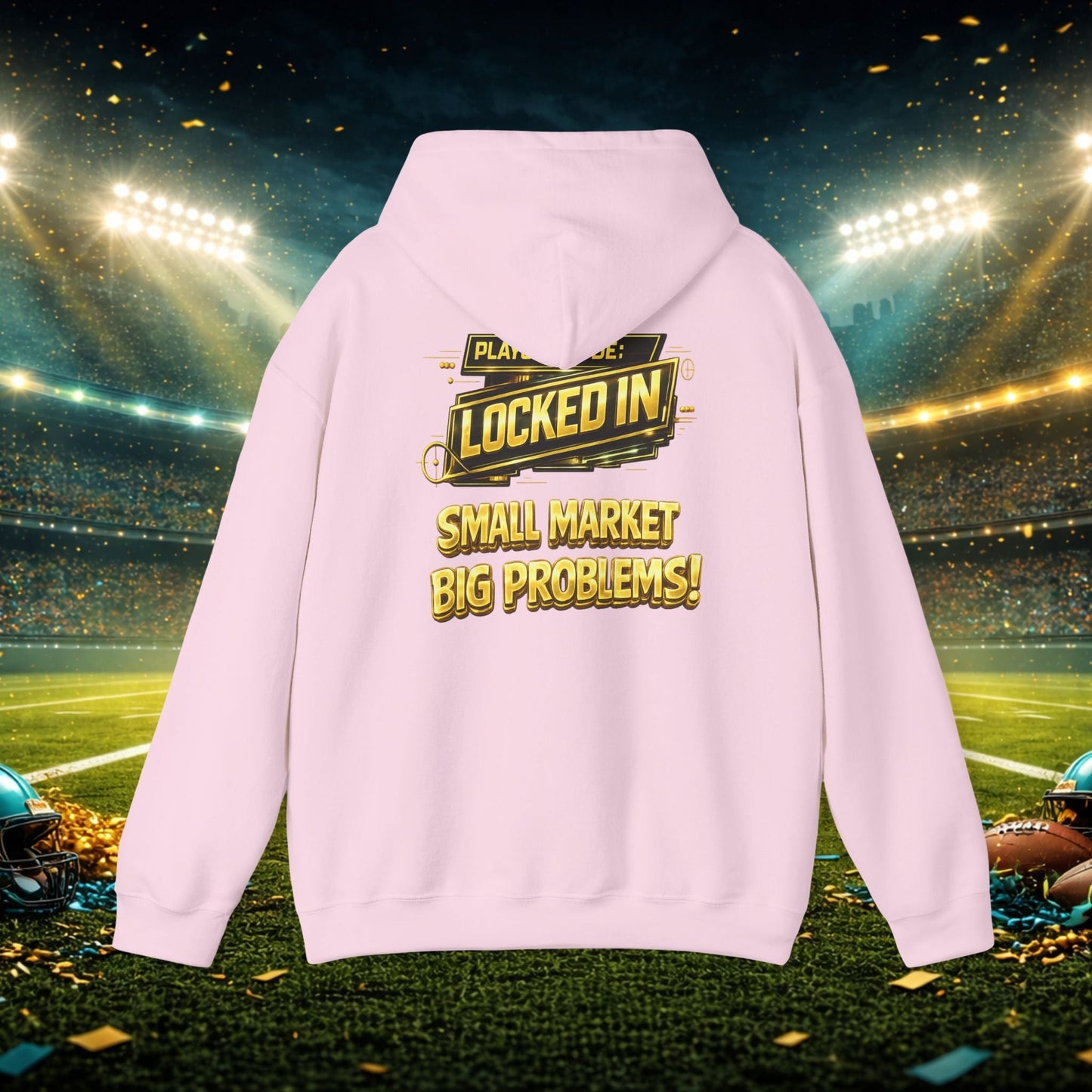 Duuval! Football Hoodie — "Locked In" Small Market Pride Sweatshirt Printify