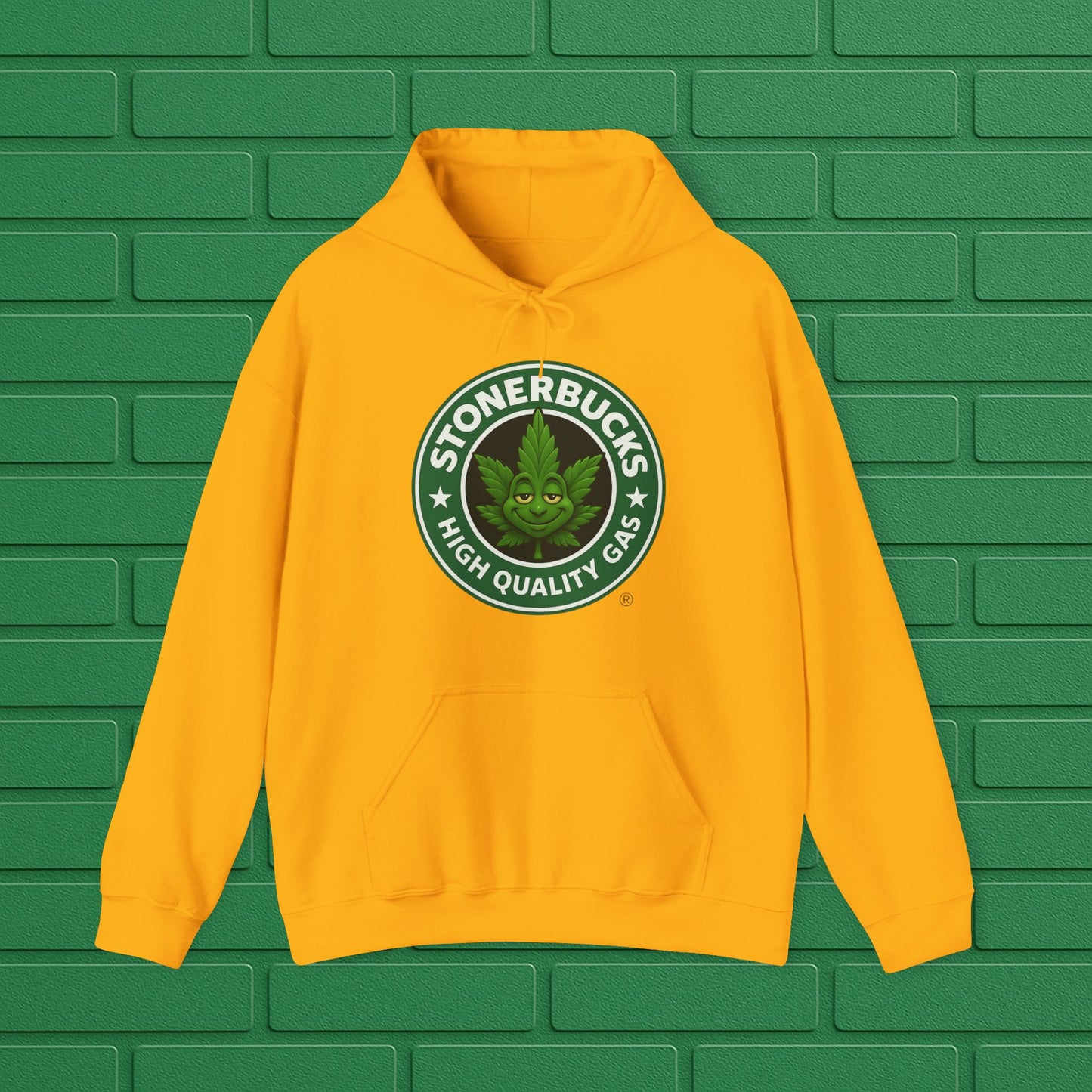 Stonerbucks Hoodie, High-Quality Gas Sweatshirt, Cannabis Apparel, Unisex Pullover, 420 Gift, Streetwear Fashion