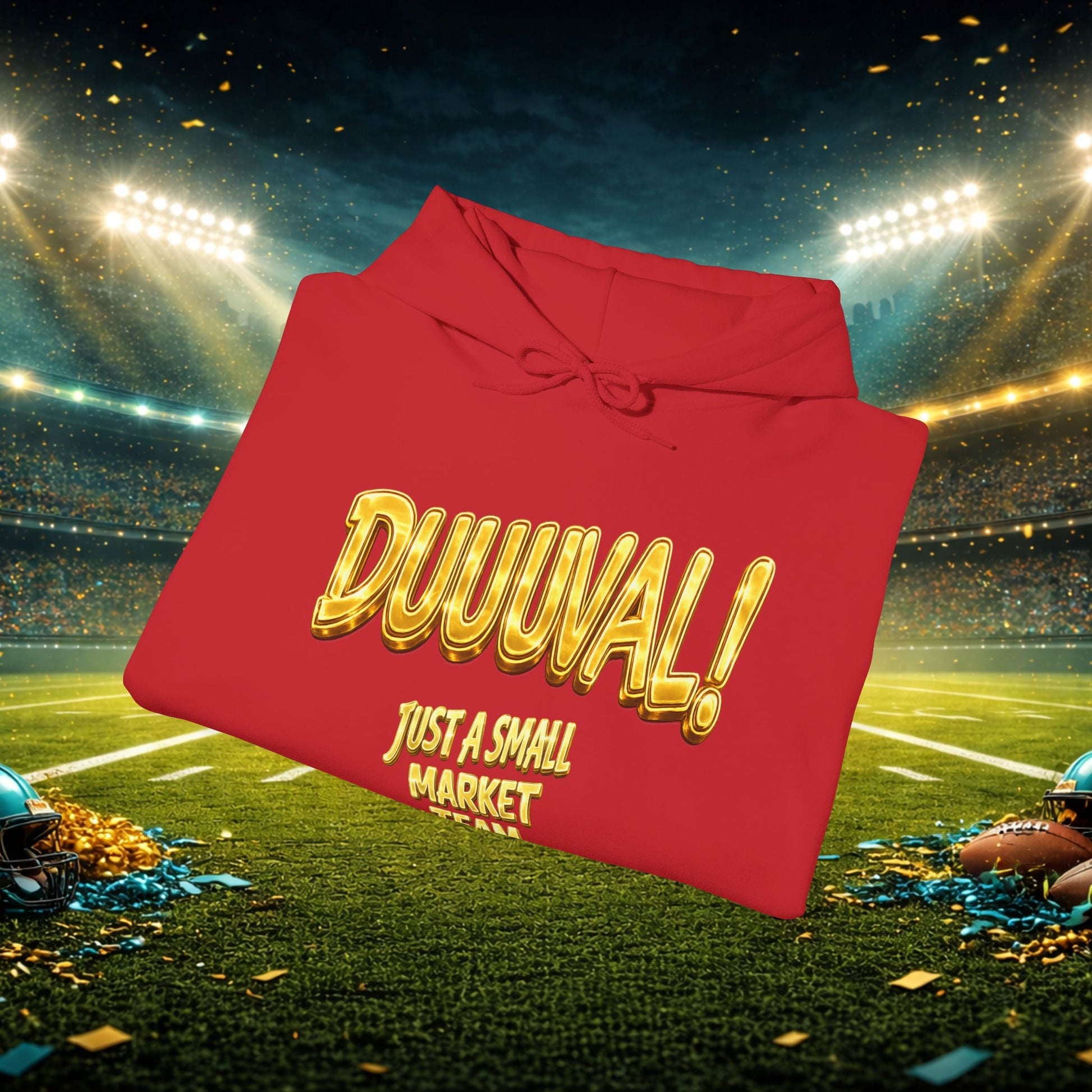 Duuval! Football Hoodie — "Locked In" Small Market Pride Sweatshirt Printify
