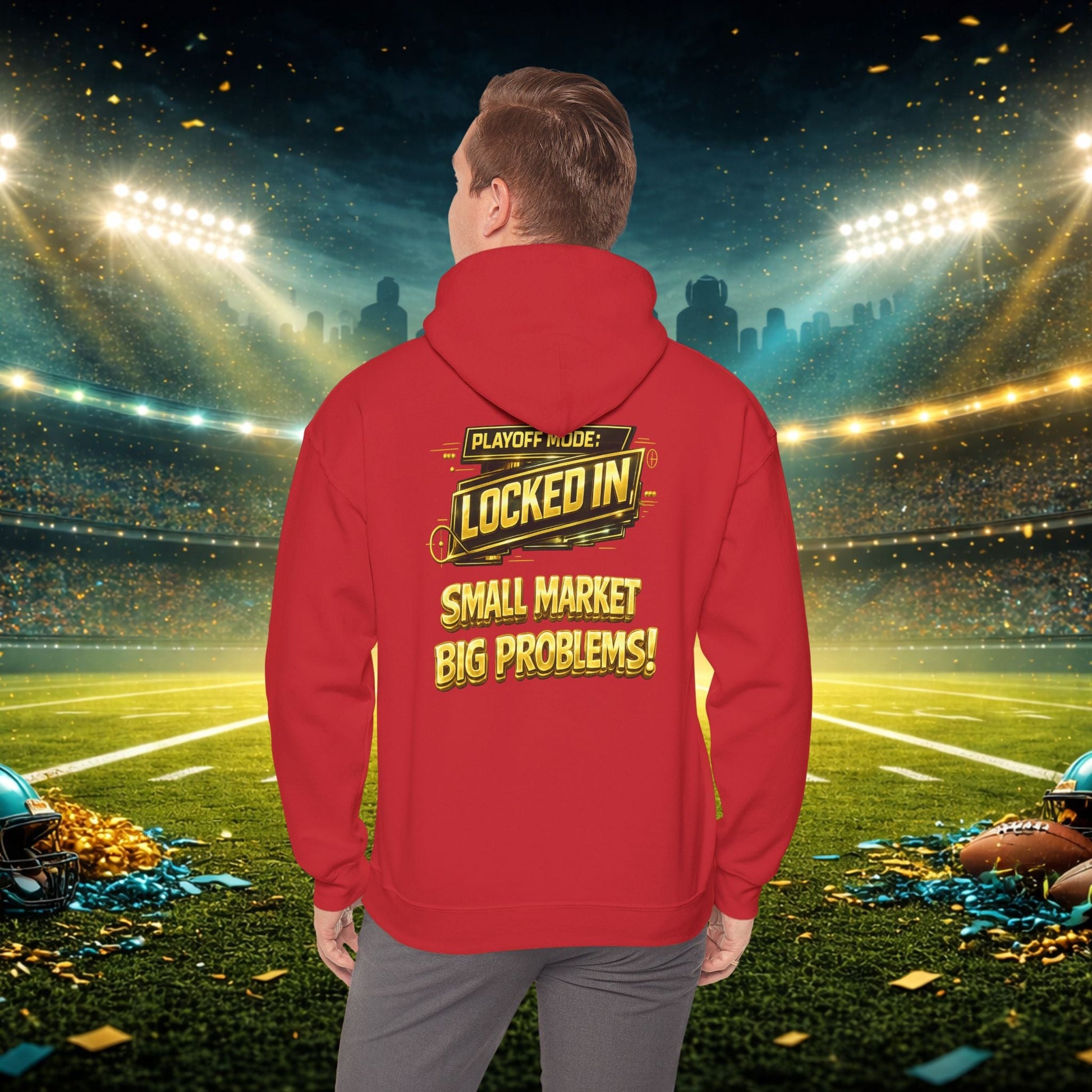 Duuval! Football Hoodie — "Locked In" Small Market Pride Sweatshirt Printify