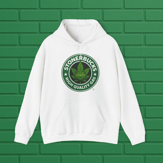Stonerbucks Hoodie, High-Quality Gas Sweatshirt, Cannabis Apparel, Unisex Pullover, 420 Gift, Streetwear Fashion