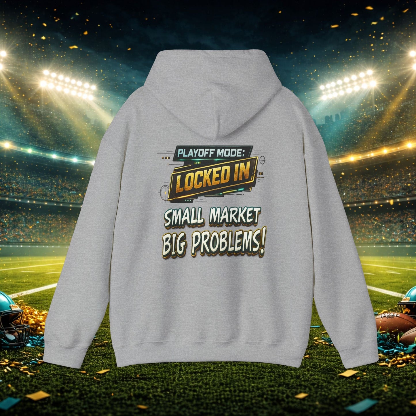 Duval vs All Y’all Hoodie — "Playoff Mode: Locked In" Football Fan Sweatshirt Printify