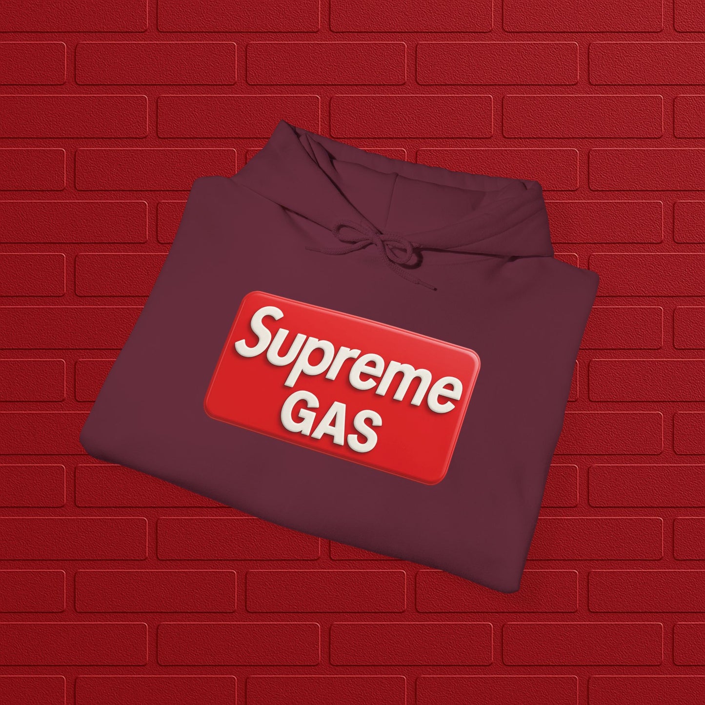 Supreme GAS Hoodie | Unisex Streetwear Sweatshirt | Cozy Casual Pullover | Trendy Gift for Him or Her | Everyday Hoodie