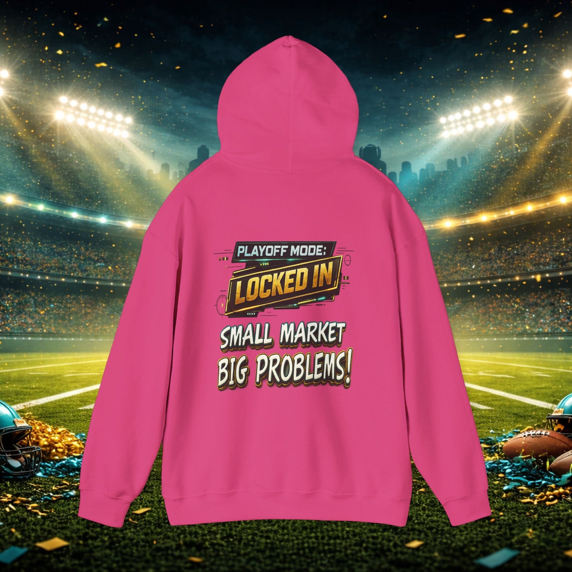 Duval vs All Y’all Hoodie — "Playoff Mode: Locked In" Football Fan Sweatshirt Printify