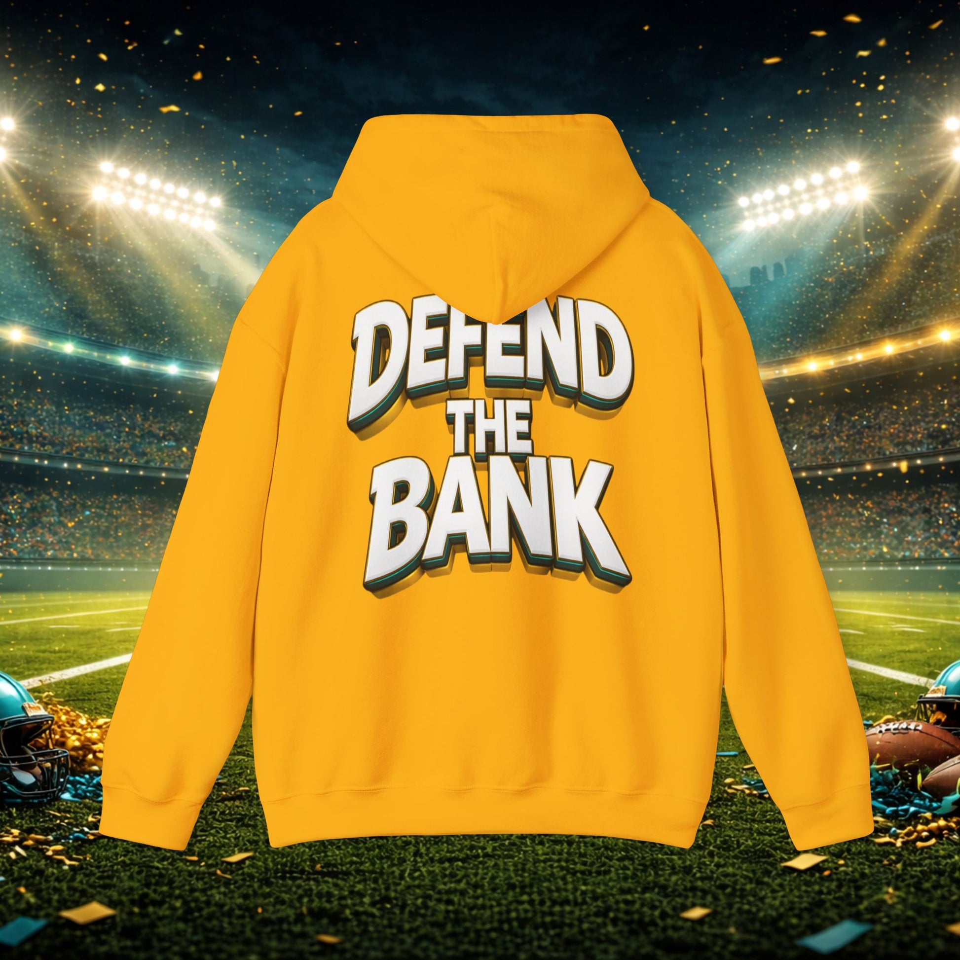 Defend The Bank Hoodie — "DUUUVAL vs EVERYBODY" Jacksonville Streetwear Hoodie Printify