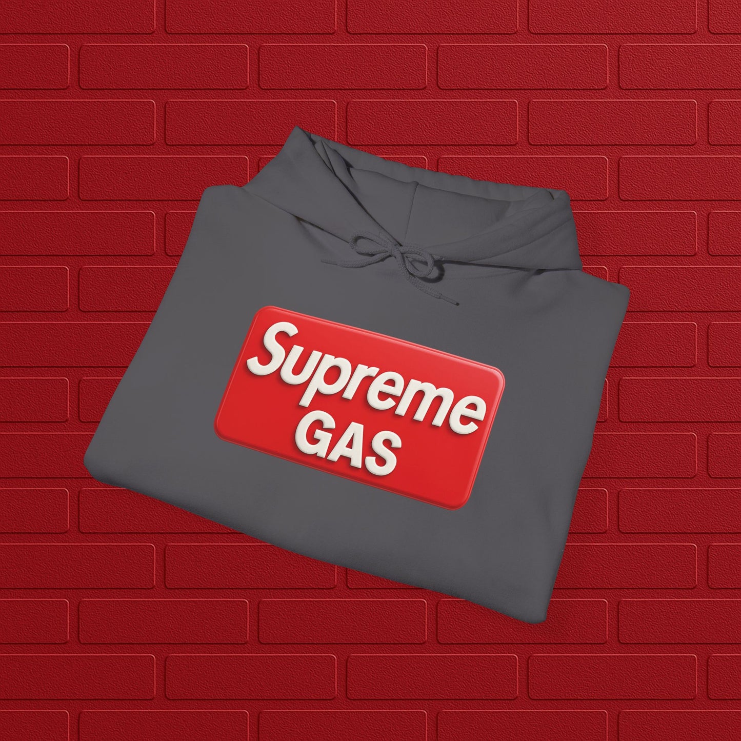 Supreme GAS Hoodie | Unisex Streetwear Sweatshirt | Cozy Casual Pullover | Trendy Gift for Him or Her | Everyday Hoodie